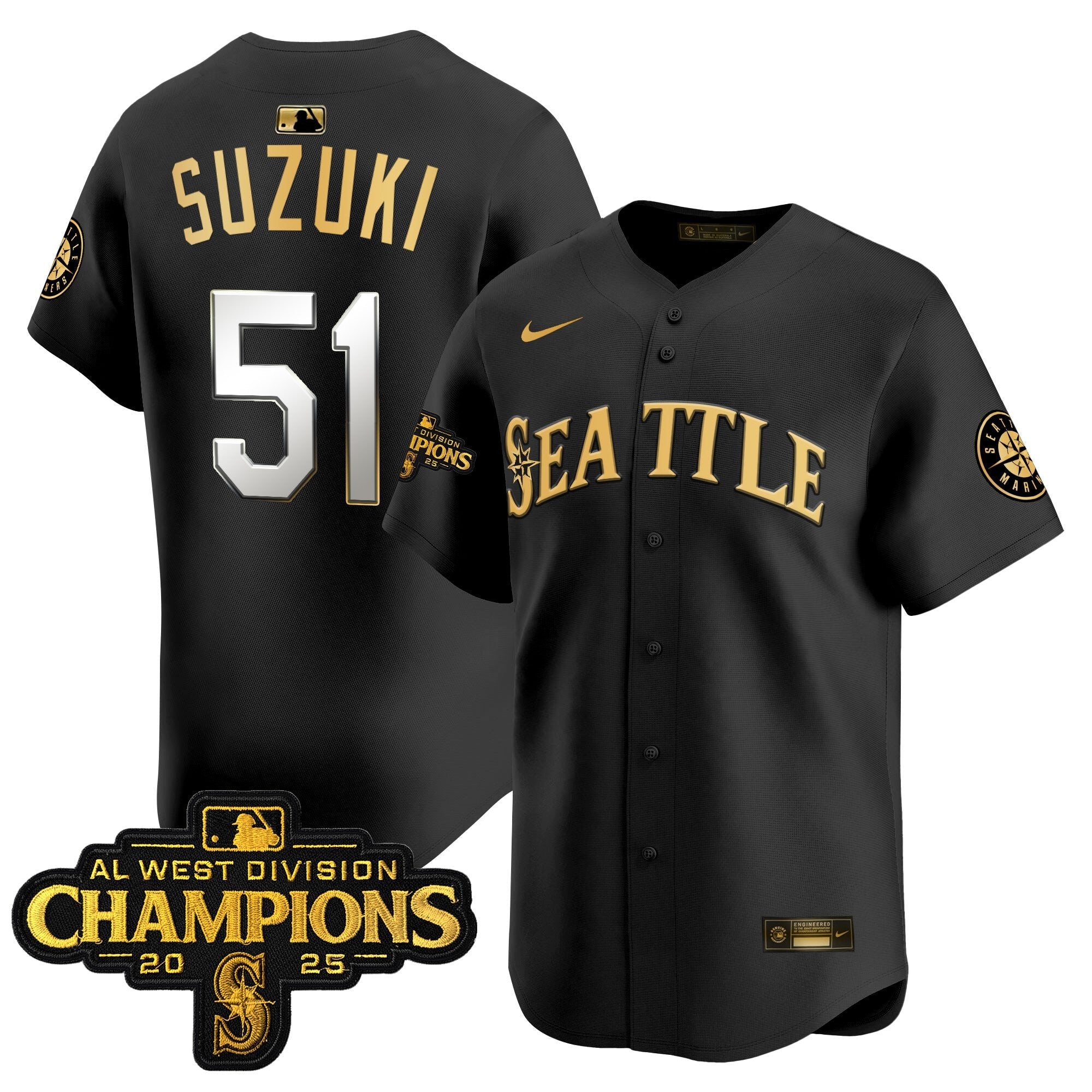 Men’s 2025 AL West Division Champions Vapor Premier Jersey