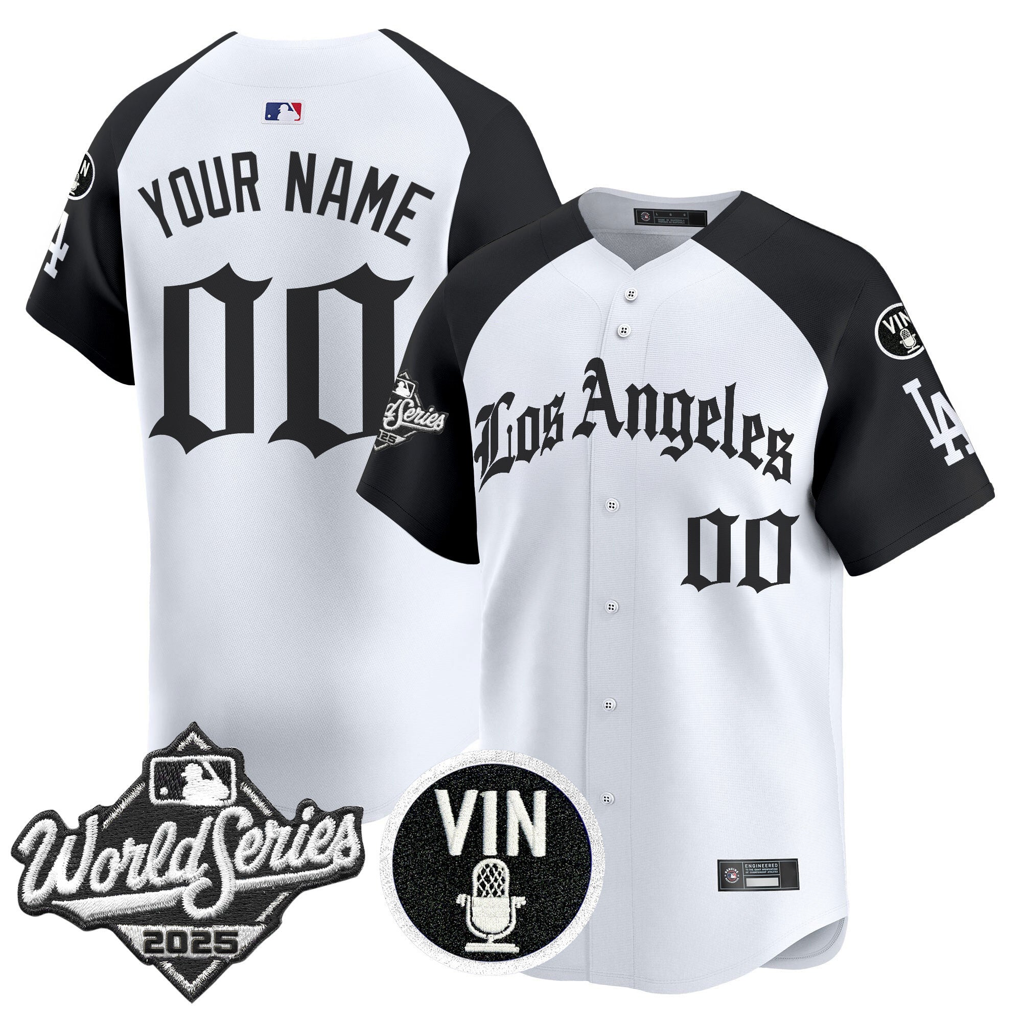 2025 World Series Vapor Premier Limited Custom Jersey – LA Gothic Edition