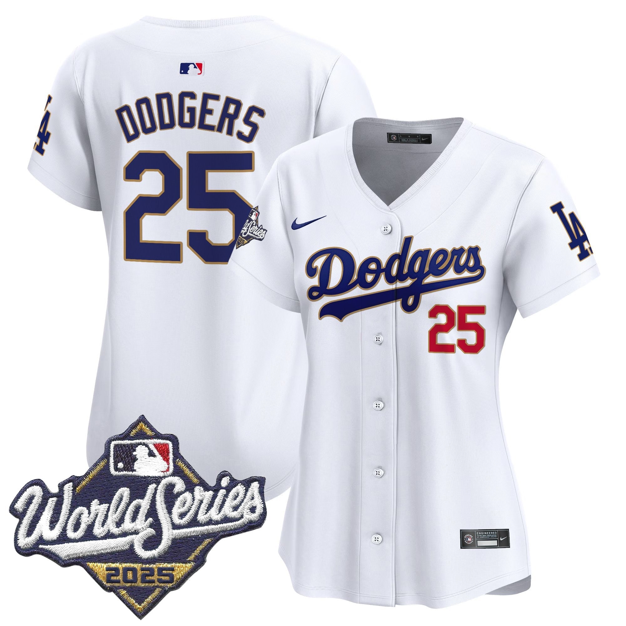 Women’s 2025 World Series Gold Trim Vapor Premier Limited Jersey