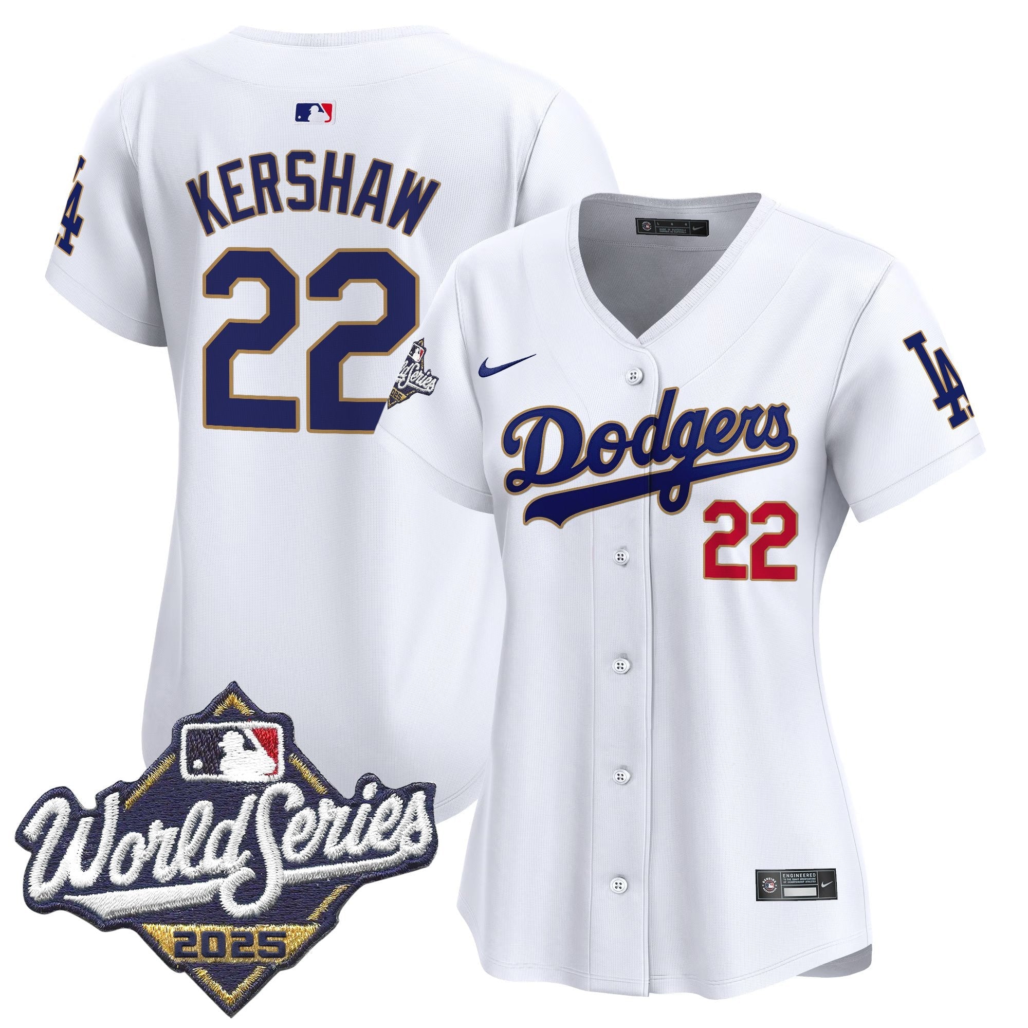 Women’s 2025 World Series Gold Trim Vapor Premier Limited Jersey