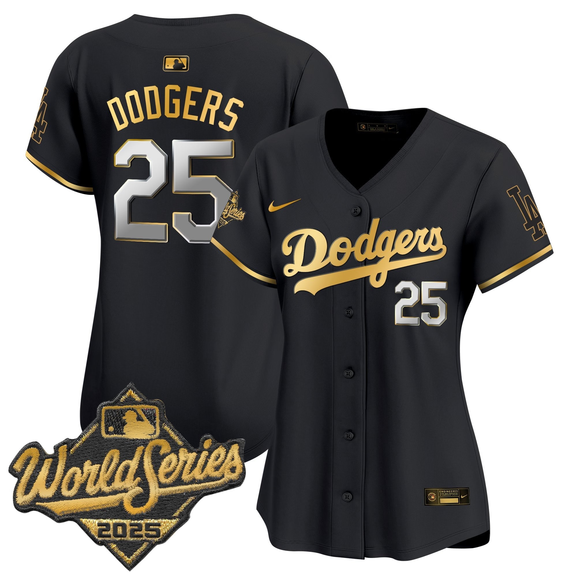 Women’s 2025 World Series Gold Trim Vapor Premier Limited Jersey