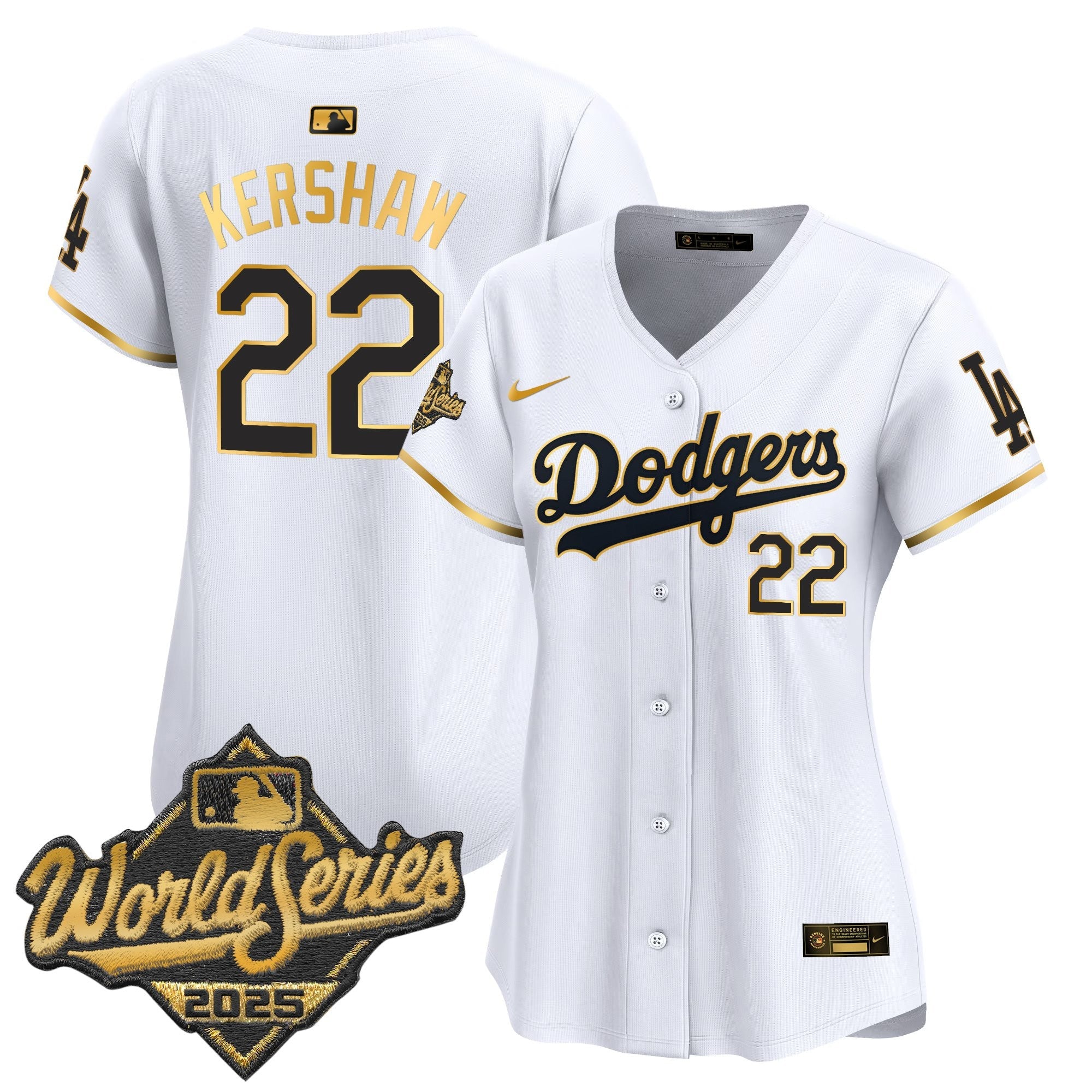 Women’s 2025 World Series Gold Trim Vapor Premier Limited Jersey