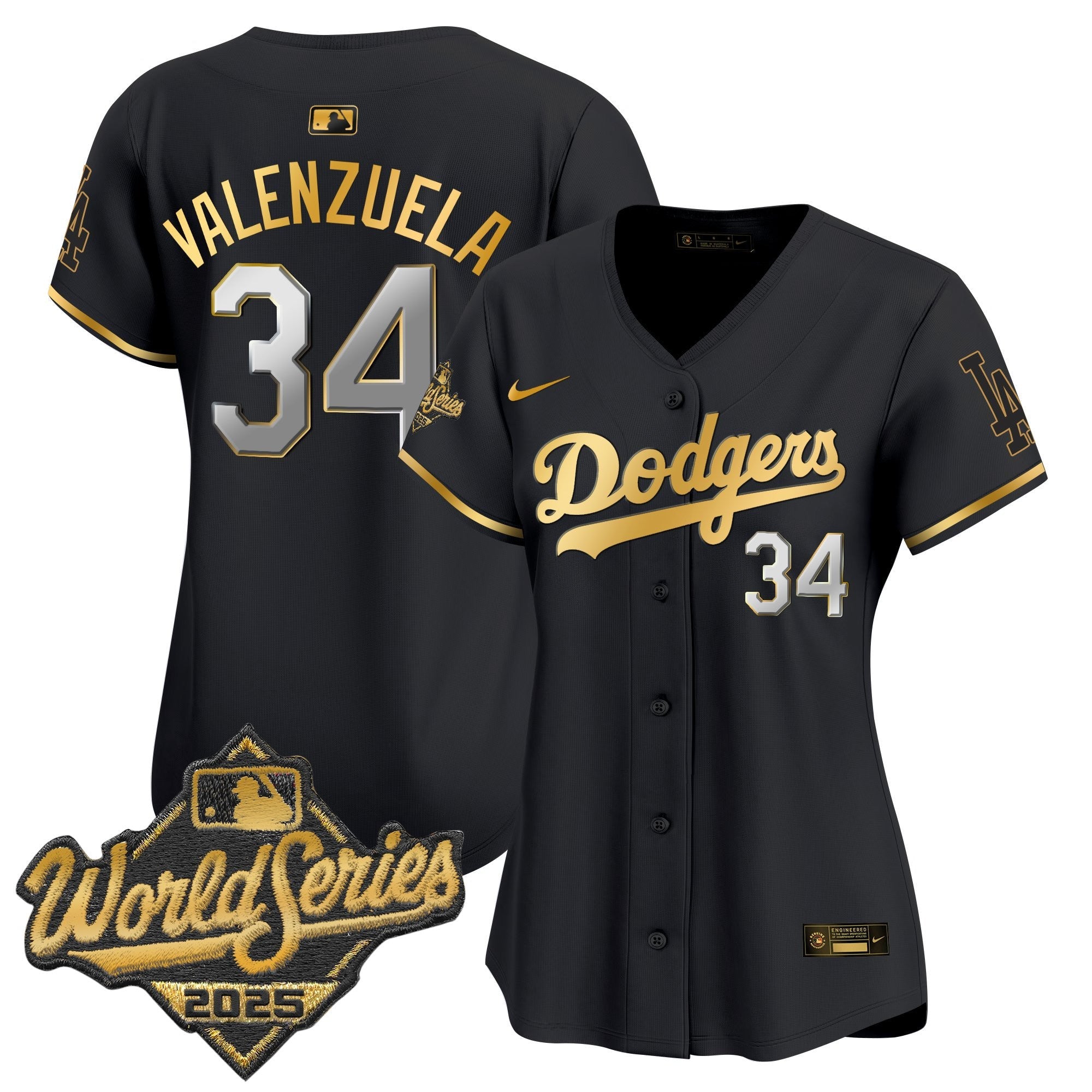Women’s 2025 World Series Gold Trim Vapor Premier Limited Jersey