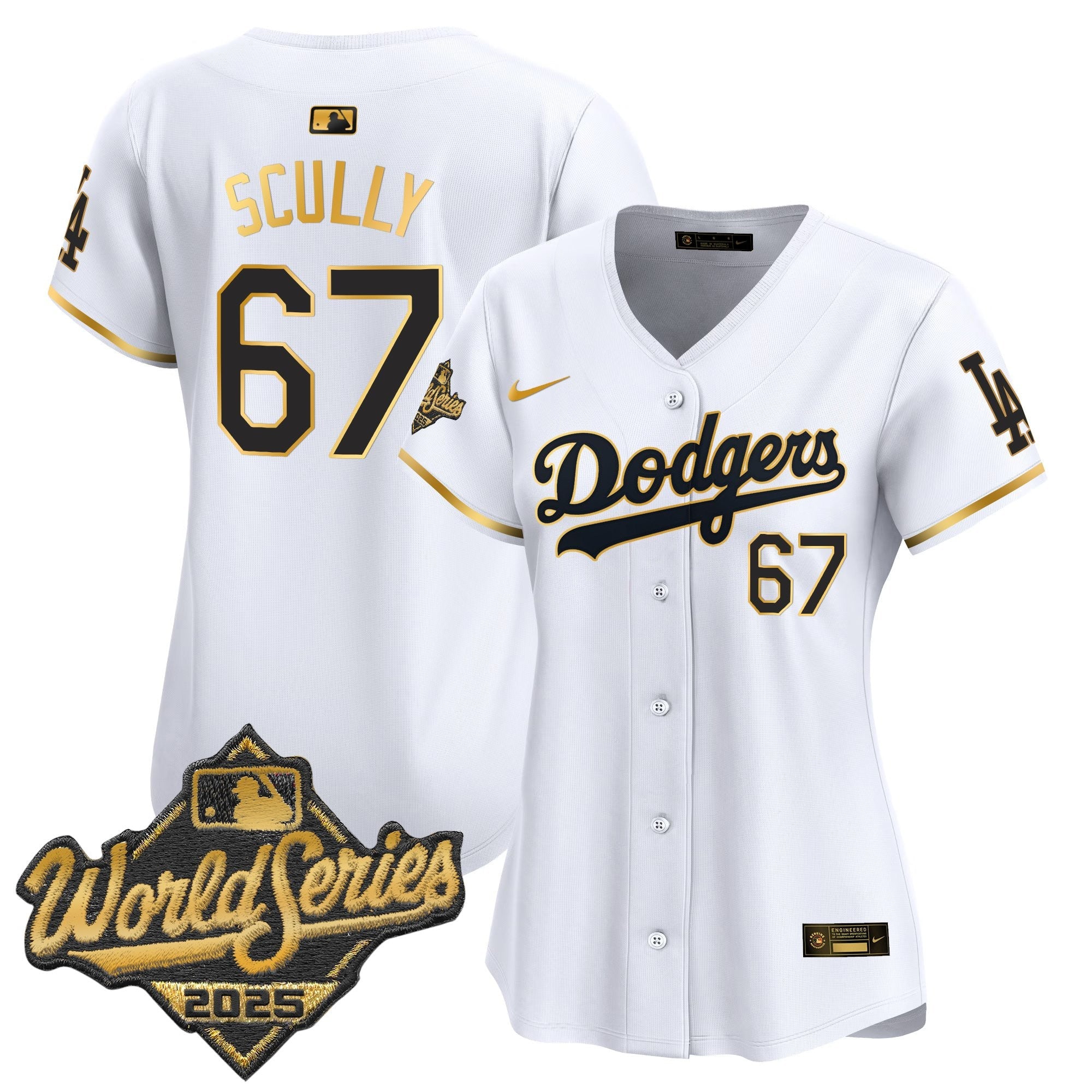 Women’s 2025 World Series Gold Trim Vapor Premier Limited Jersey