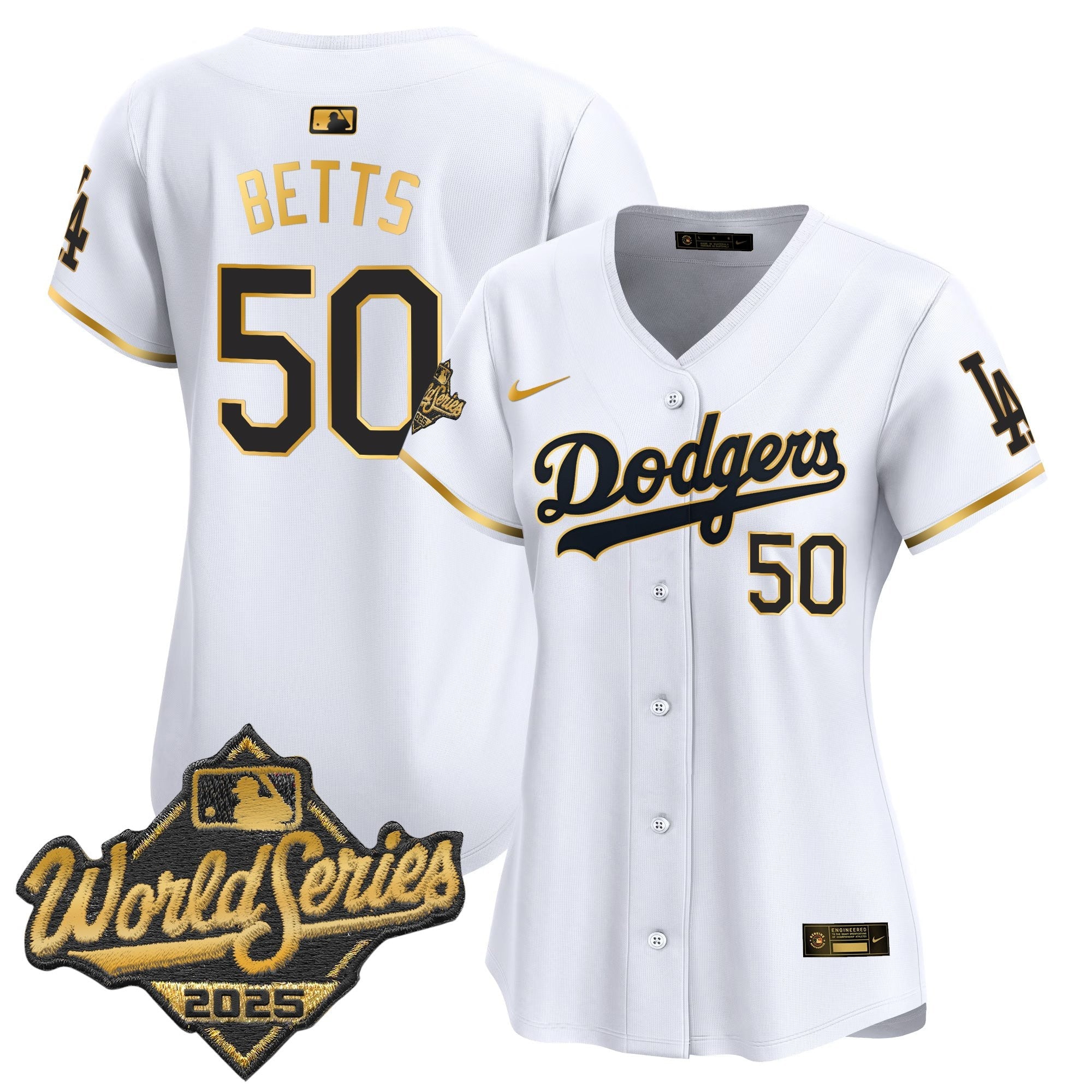 Women’s 2025 World Series Gold Trim Vapor Premier Limited Jersey