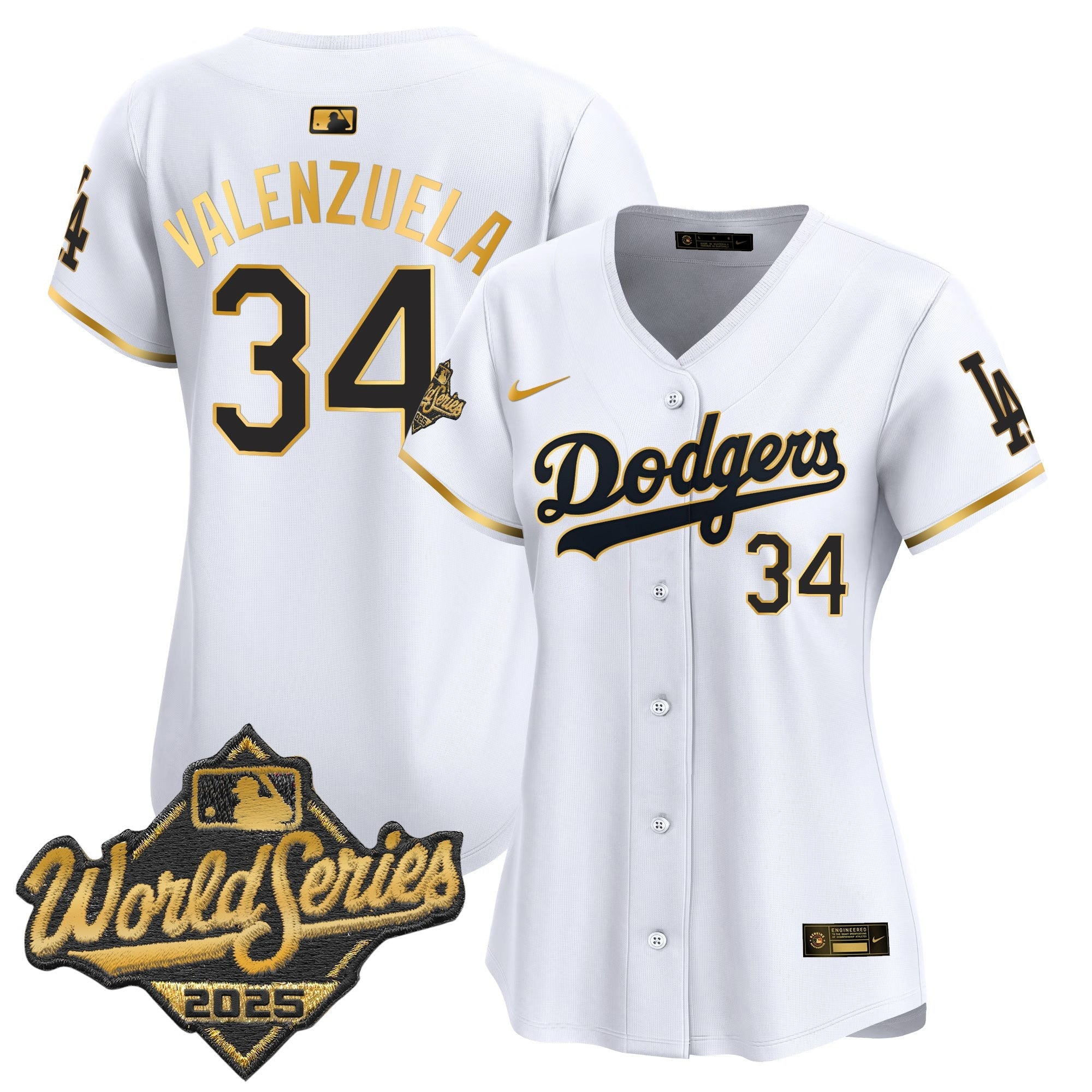 Women’s 2025 World Series Gold Trim Vapor Premier Limited Jersey