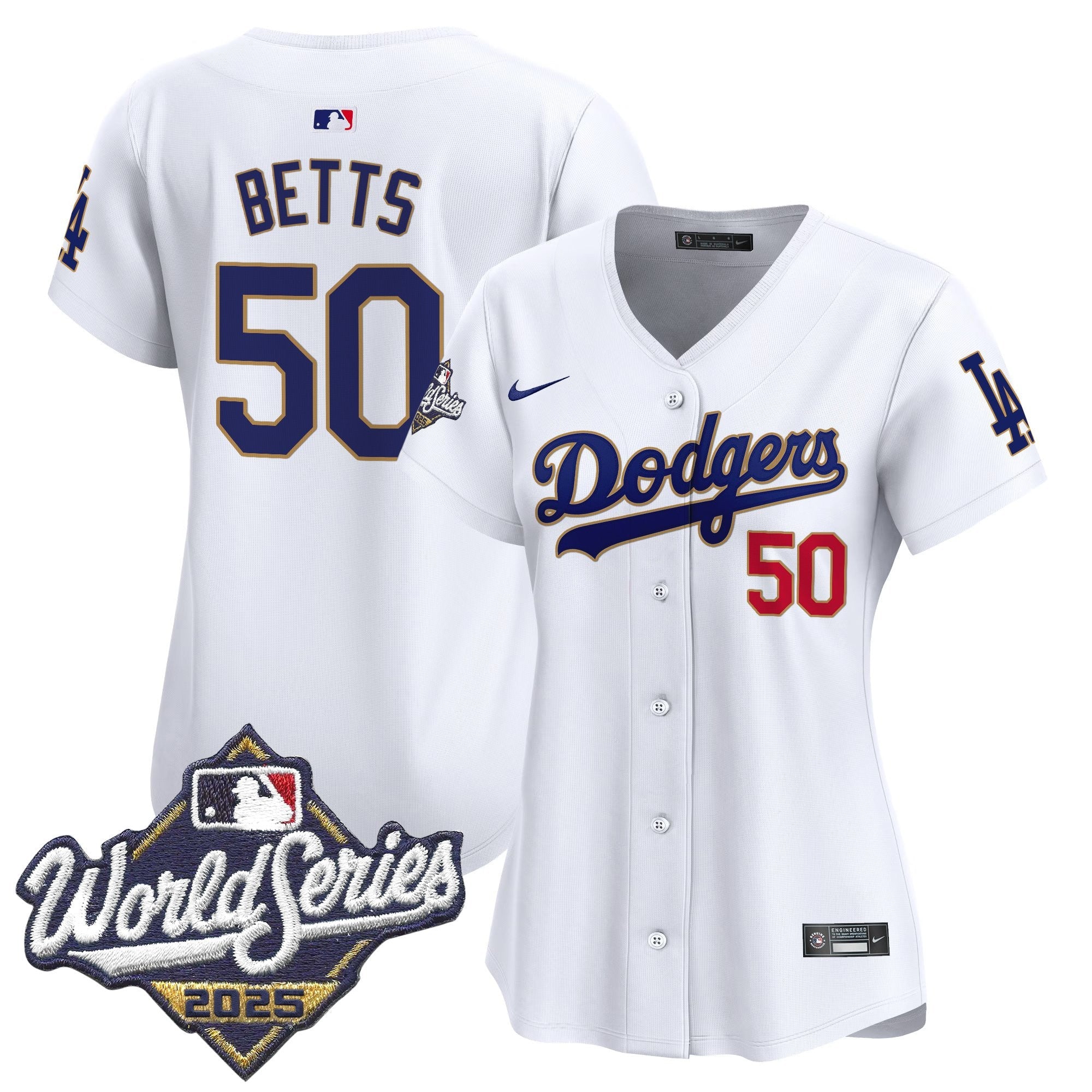 Women’s 2025 World Series Gold Trim Vapor Premier Limited Jersey