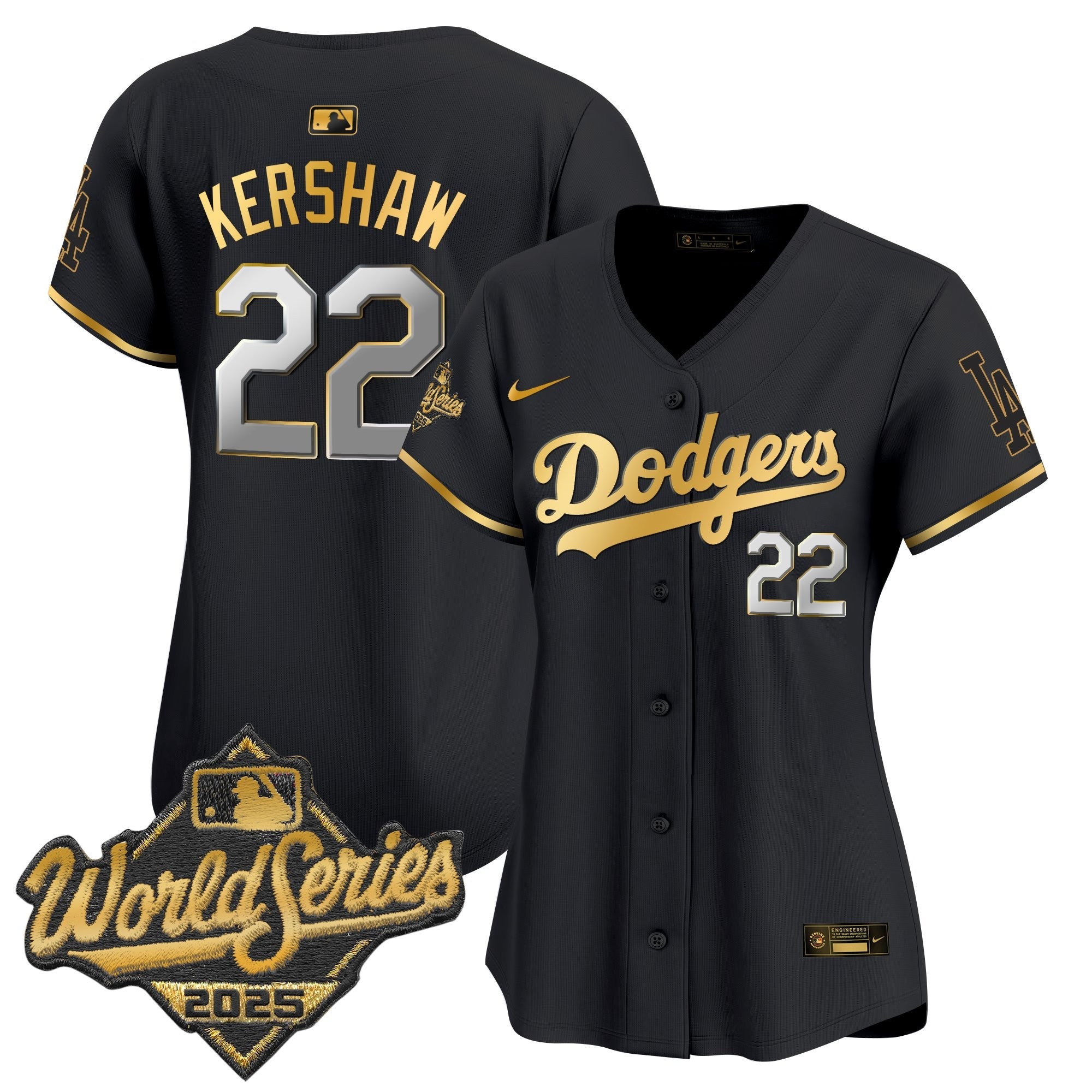 Women’s 2025 World Series Gold Trim Vapor Premier Limited Jersey