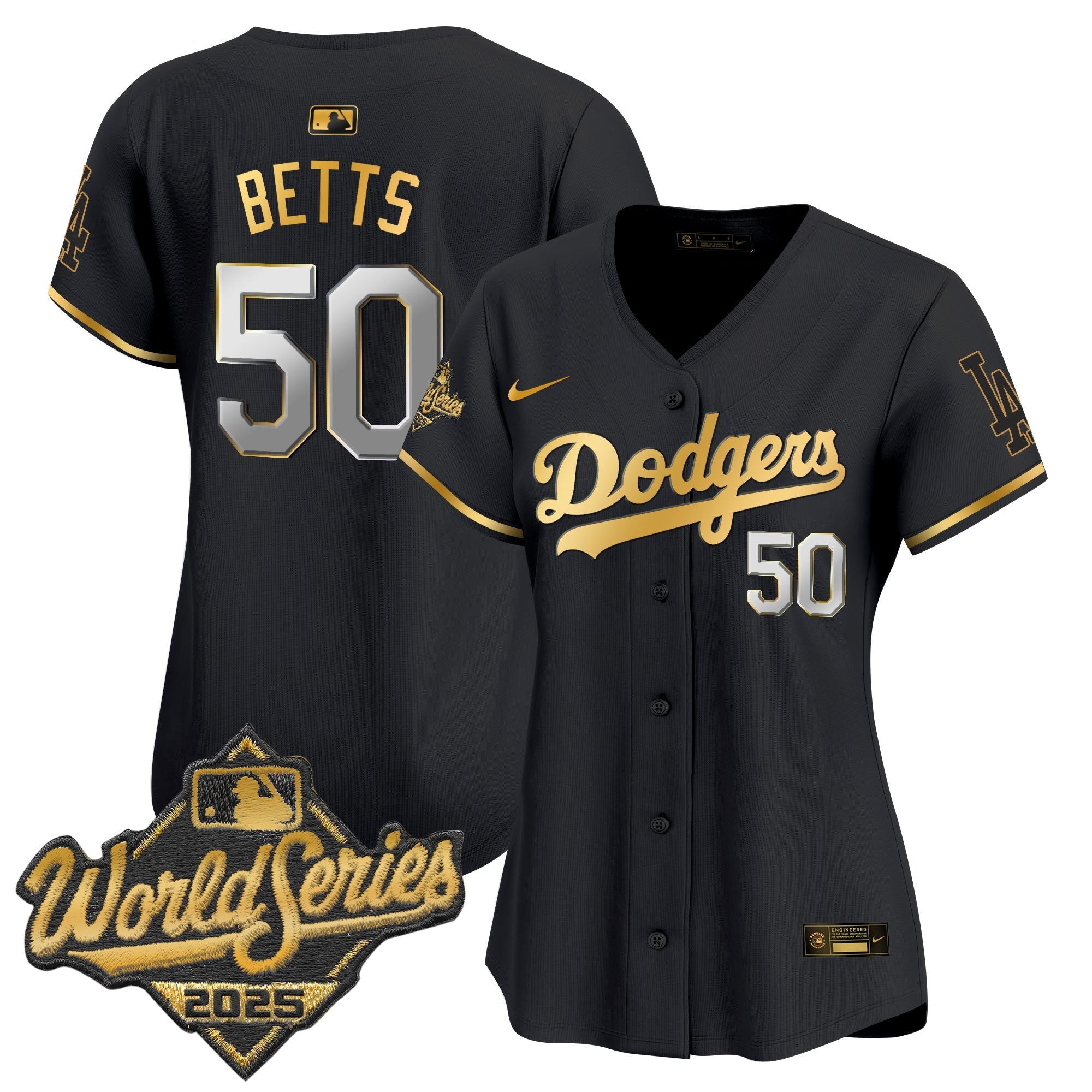 Women’s 2025 World Series Gold Trim Vapor Premier Limited Jersey