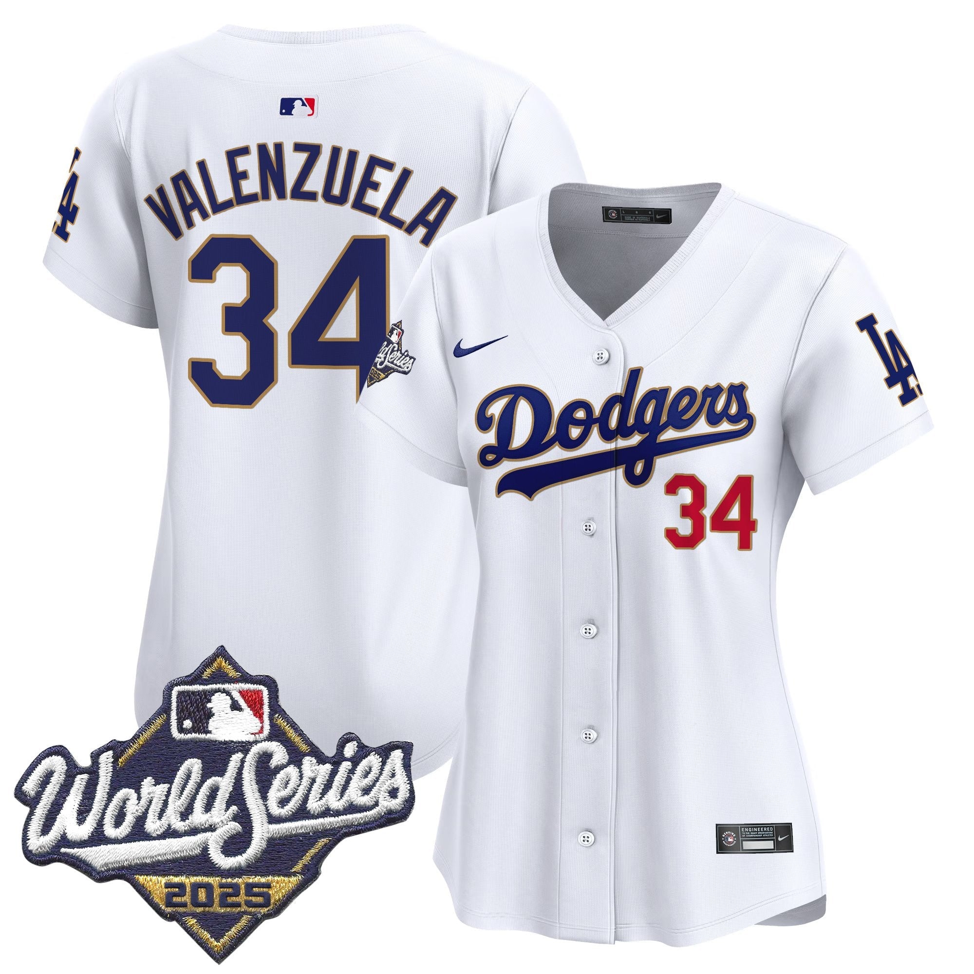 Women’s 2025 World Series Gold Trim Vapor Premier Limited Jersey