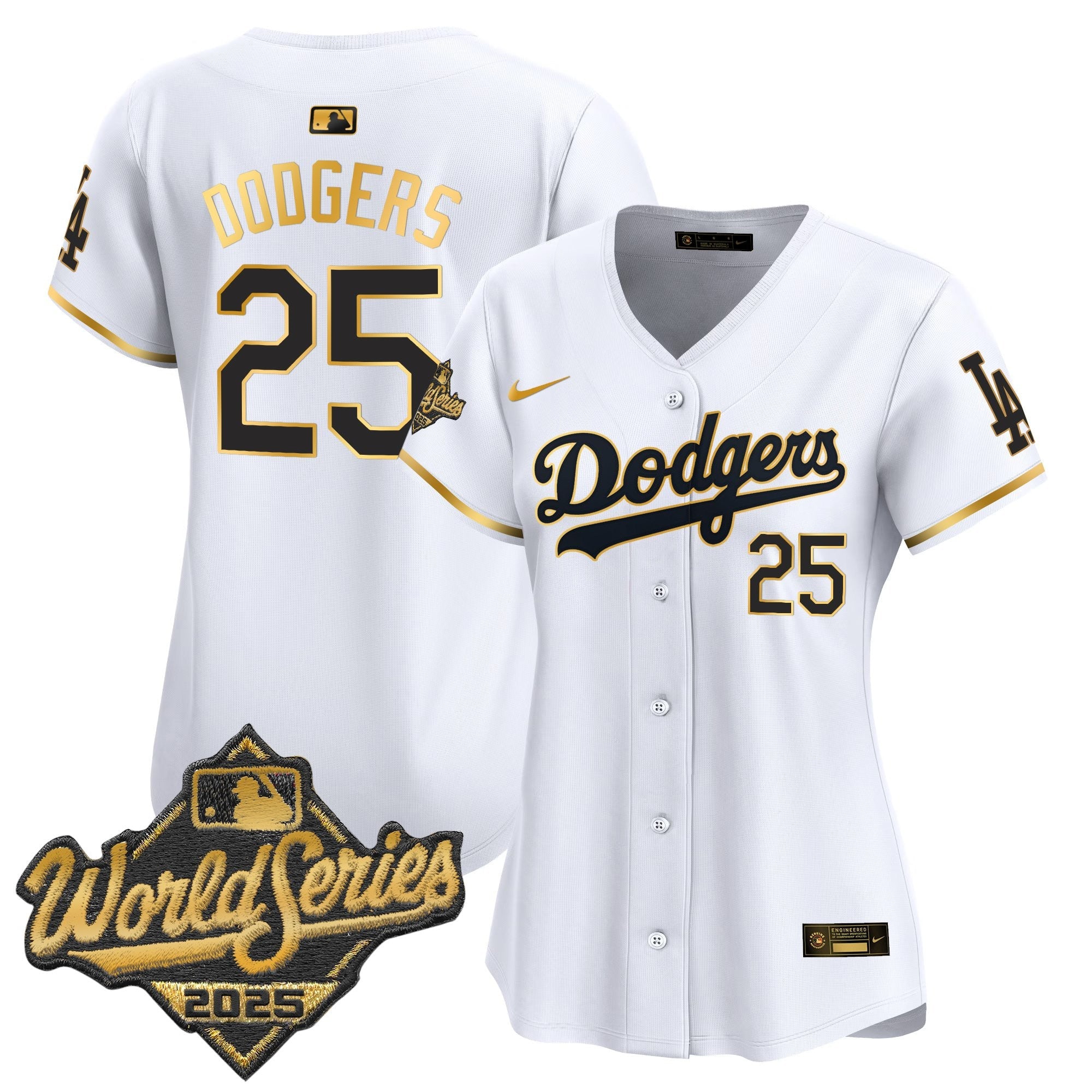 Women’s 2025 World Series Gold Trim Vapor Premier Limited Jersey