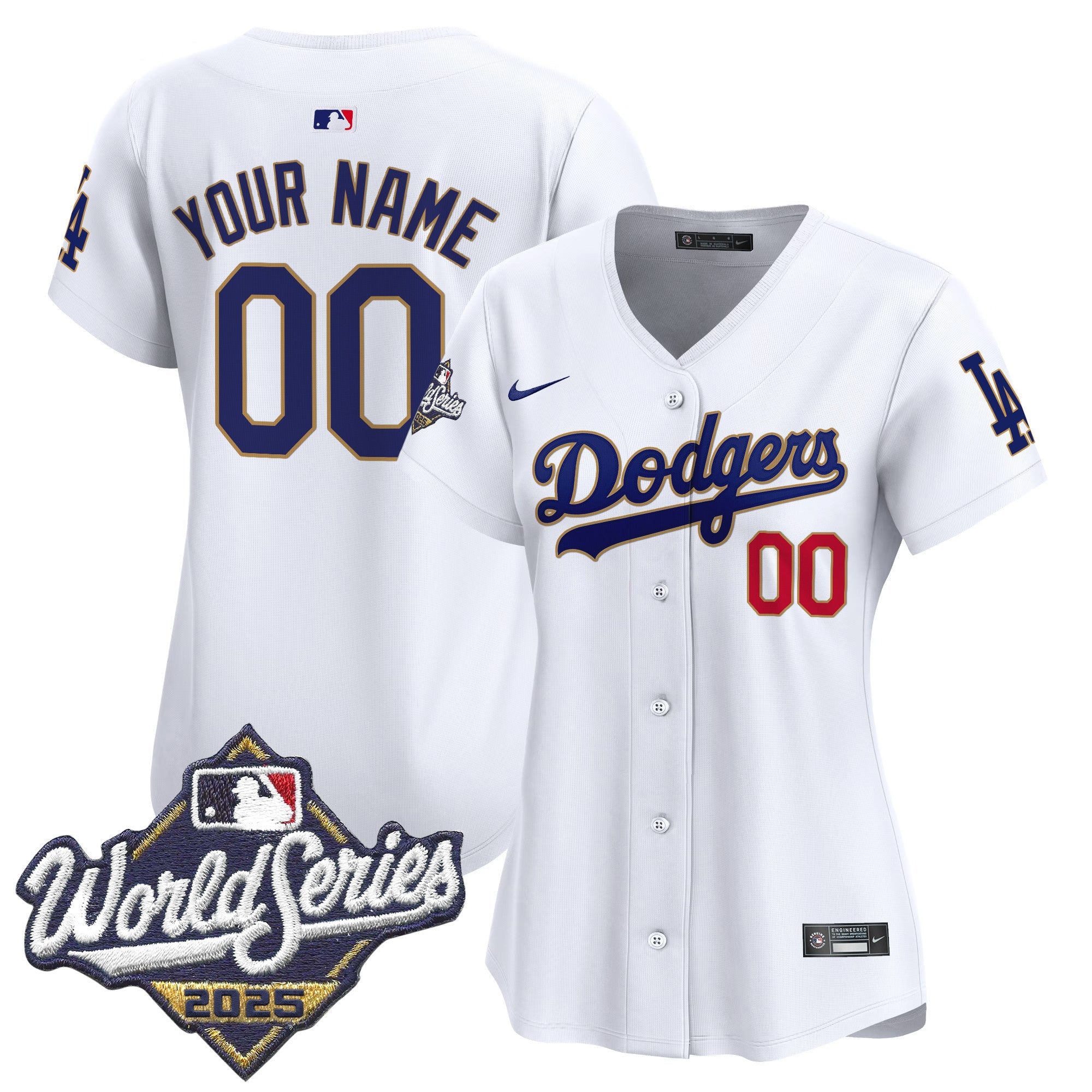 2025 World Series Gold Trim Vapor Premier Limited Custom Jersey