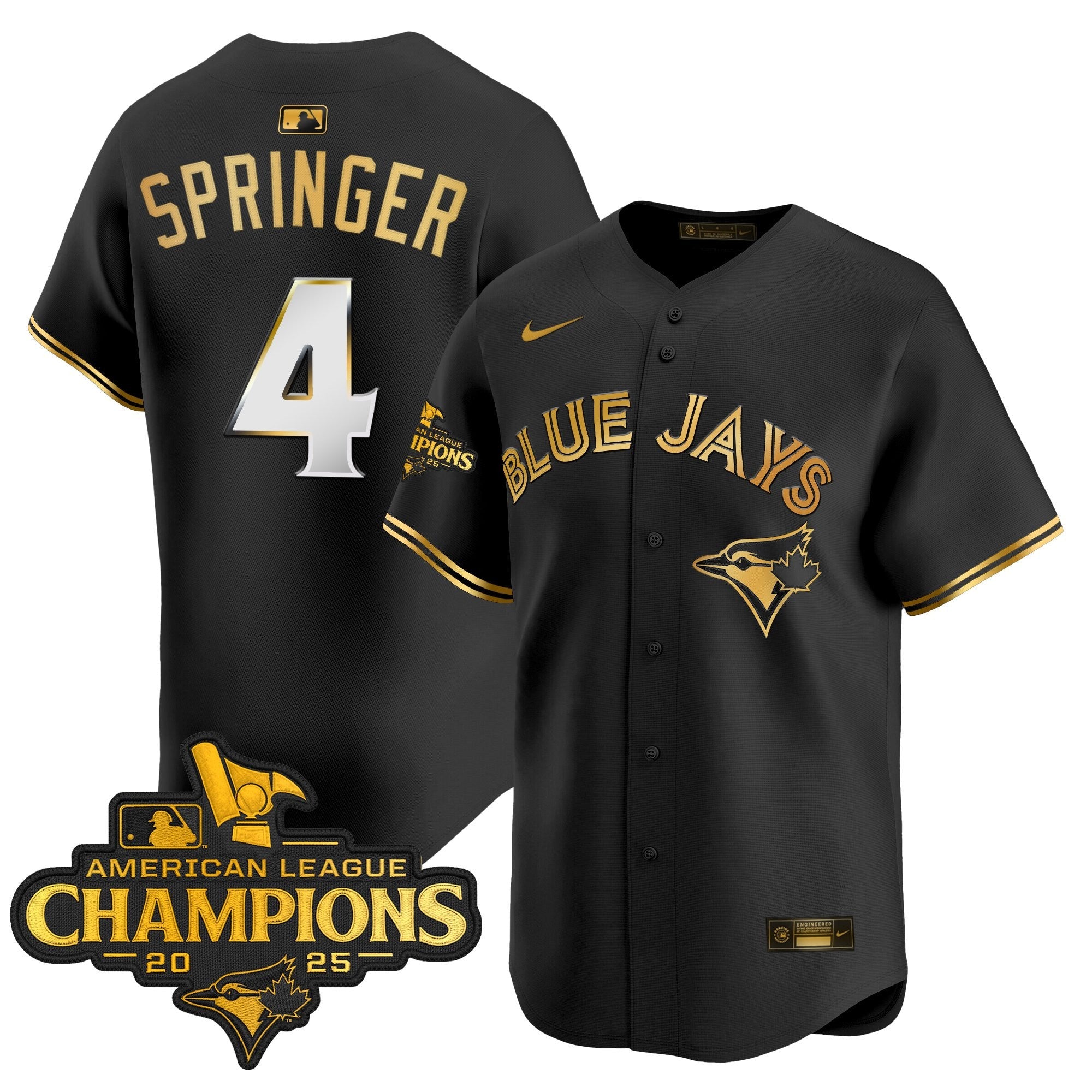 Men’s Toronto 2025 American League Champions Vapor Premier Limited Jersey