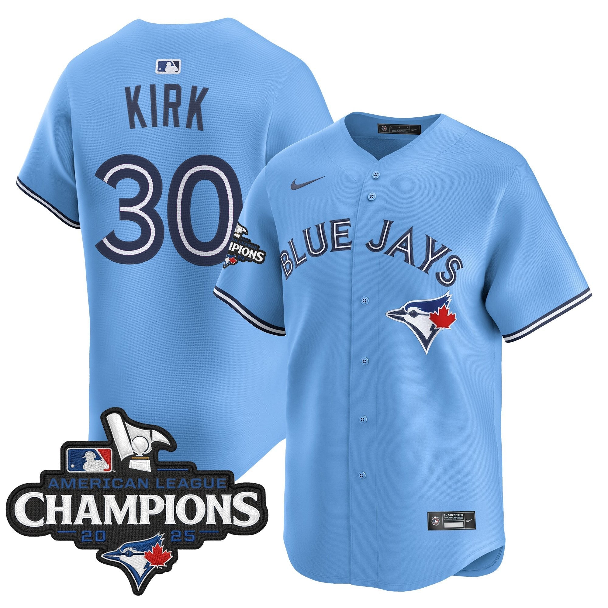 Men’s Toronto 2025 American League Champions Vapor Premier Limited Jersey