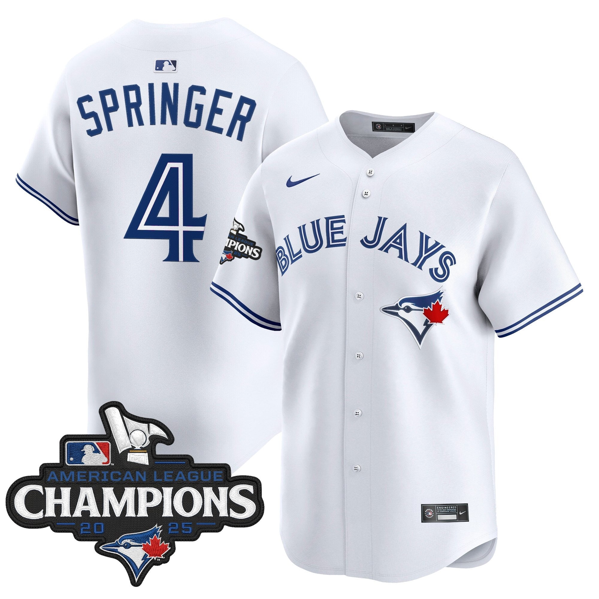 Men’s Toronto 2025 American League Champions Vapor Premier Limited Jersey