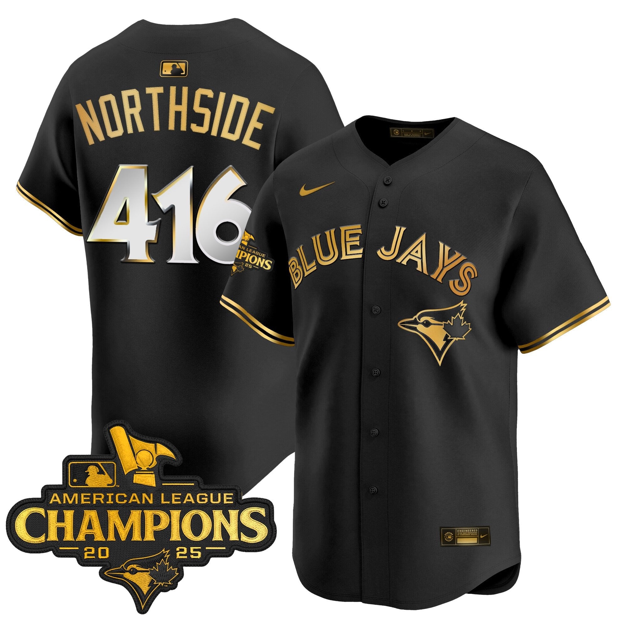Men’s Toronto 2025 American League Champions Vapor Premier Limited Jersey