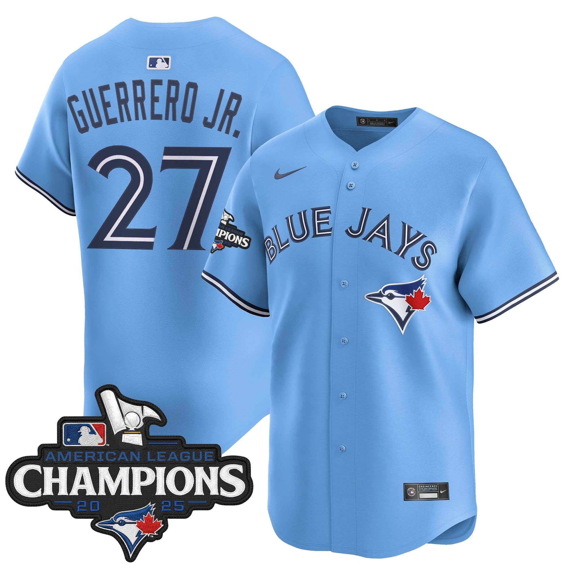 Men’s Toronto 2025 American League Champions Vapor Premier Limited Jersey