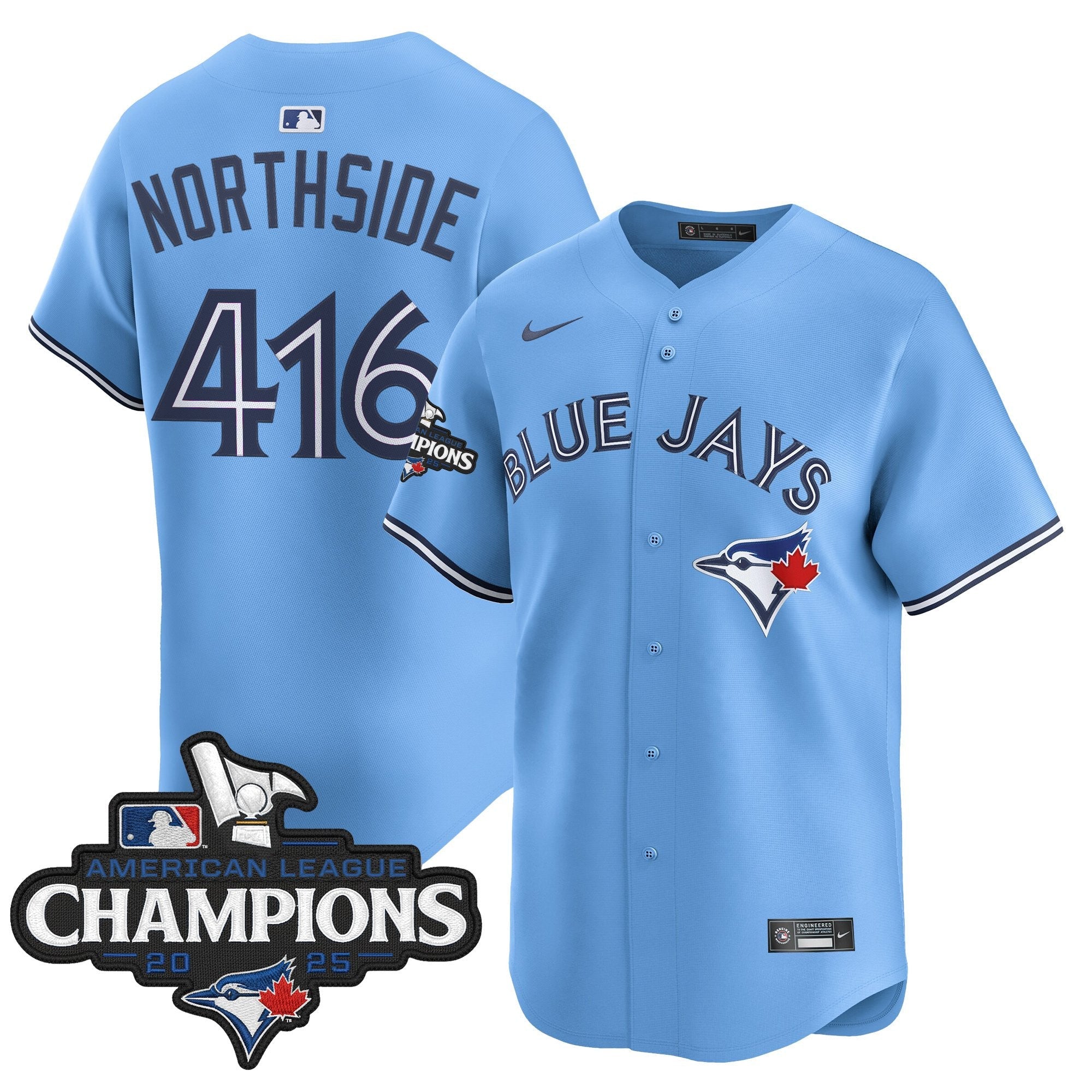 Men’s Toronto 2025 American League Champions Vapor Premier Limited Jersey