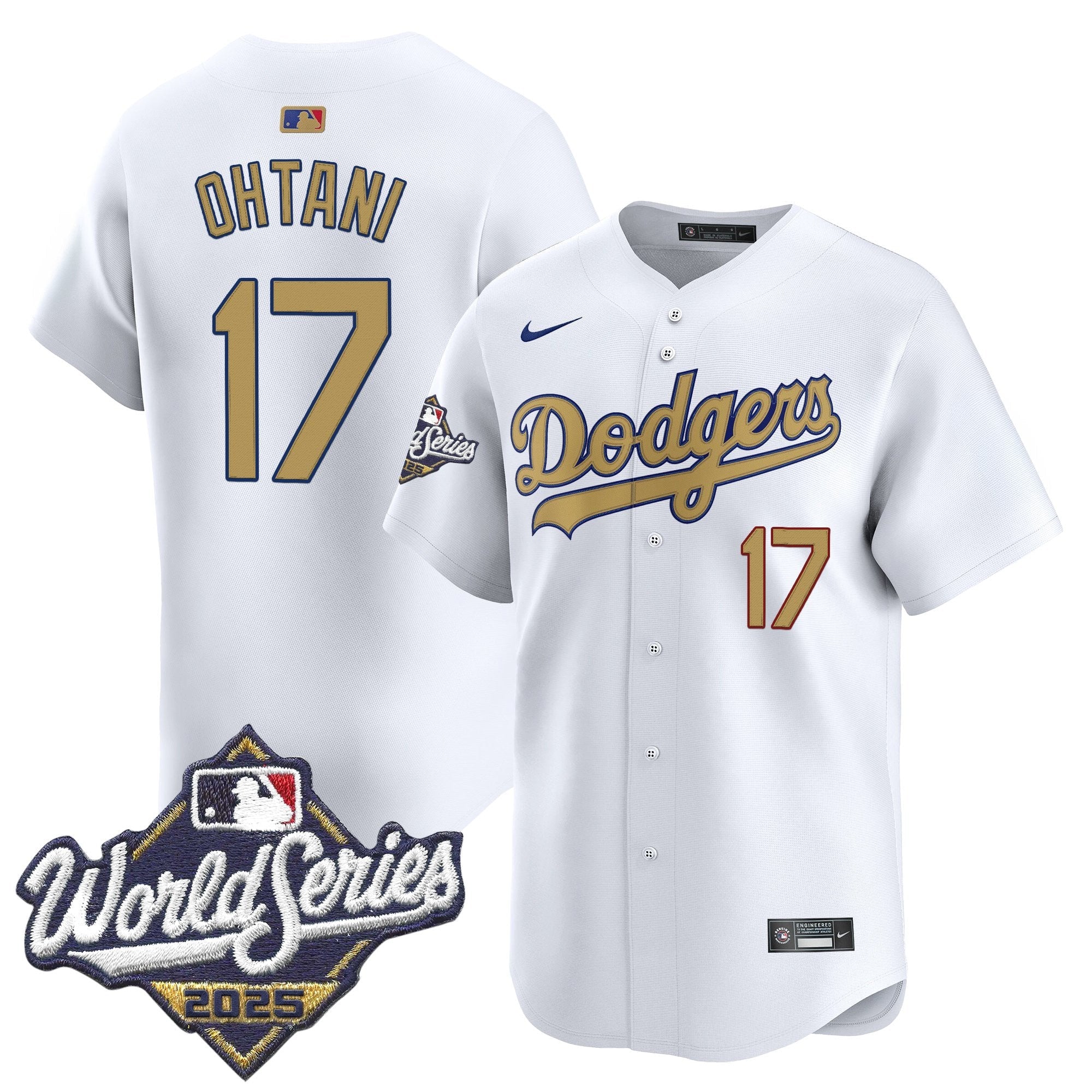 2025 World Series Gold Vapor Premier Limited Jersey