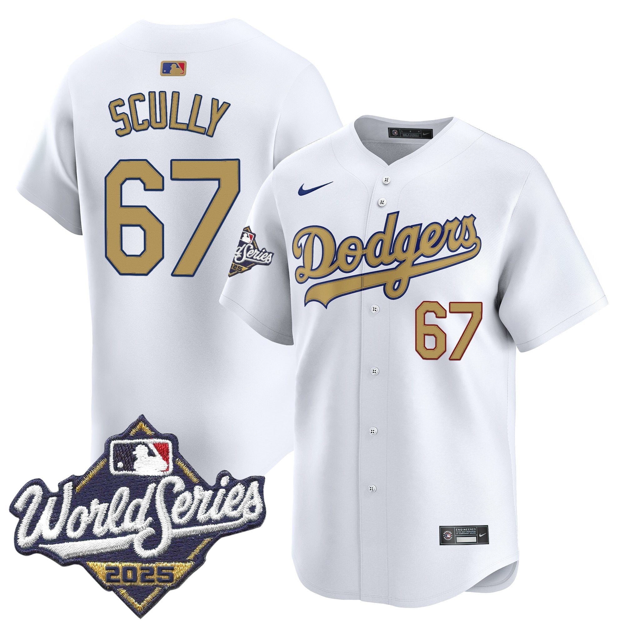 2025 World Series Gold Vapor Premier Limited Jersey