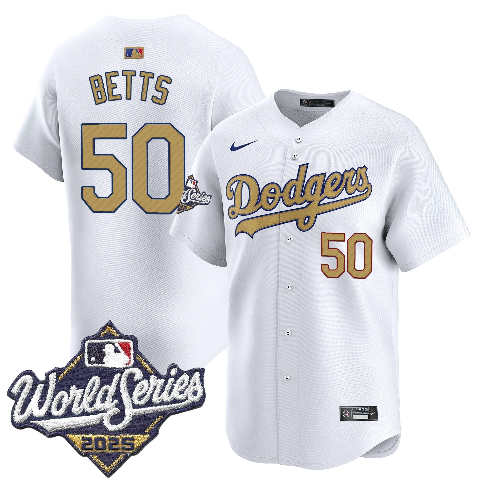 2025 World Series Gold Vapor Premier Limited Jersey