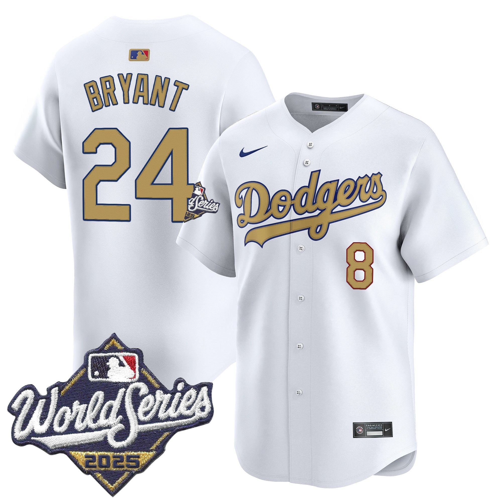 2025 World Series Gold Vapor Premier Limited Jersey