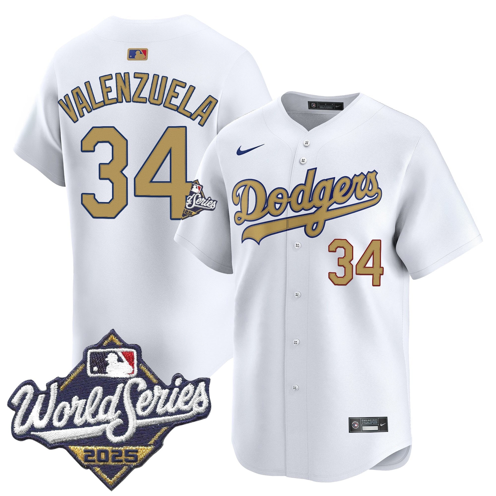 2025 World Series Gold Vapor Premier Limited Jersey