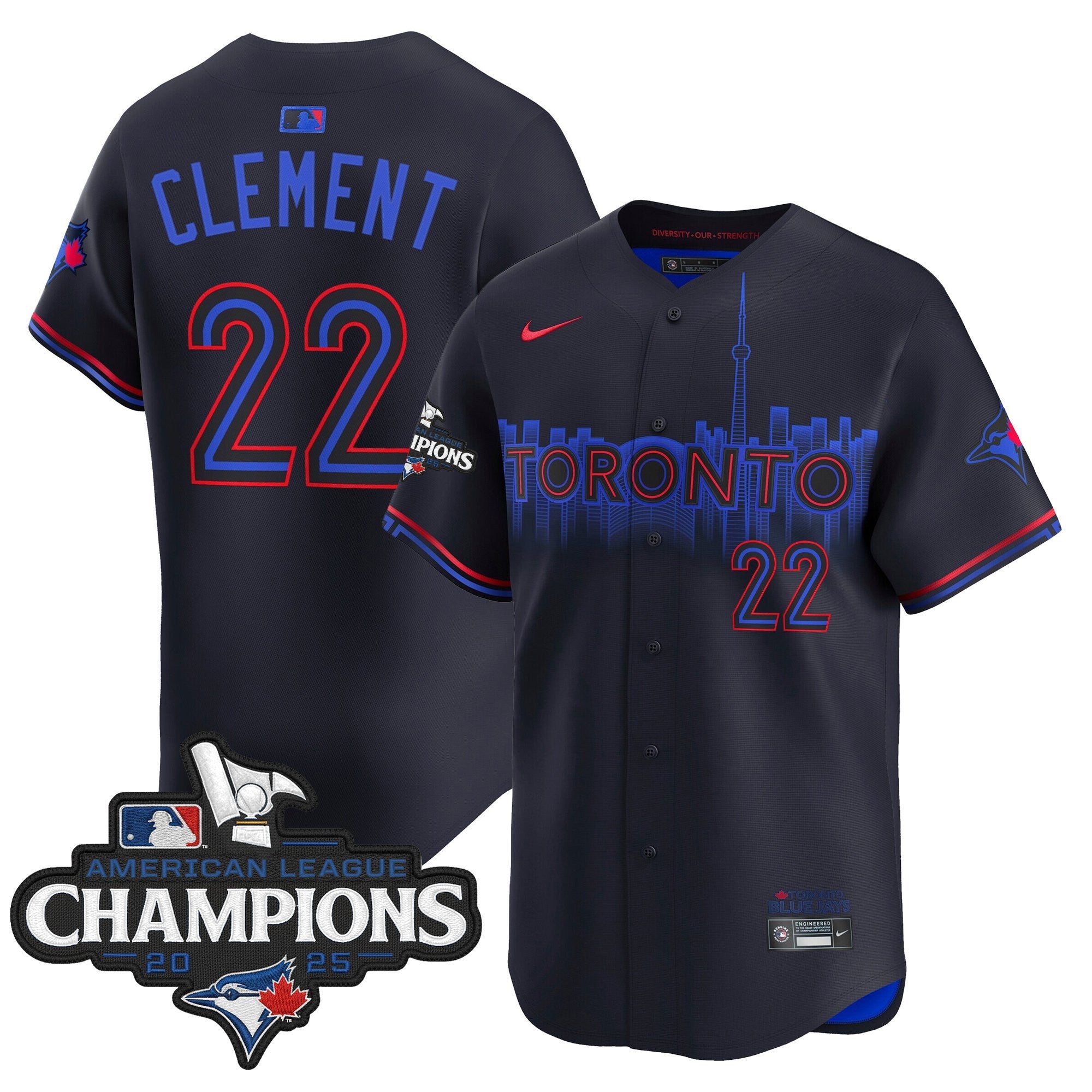 Men’s Toronto 2025 American League Champions Vapor Premier Limited Jersey