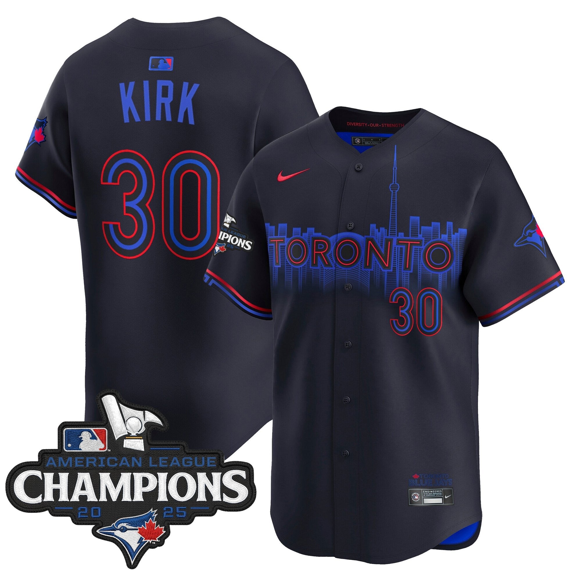 Men’s Toronto 2025 American League Champions Vapor Premier Limited Jersey