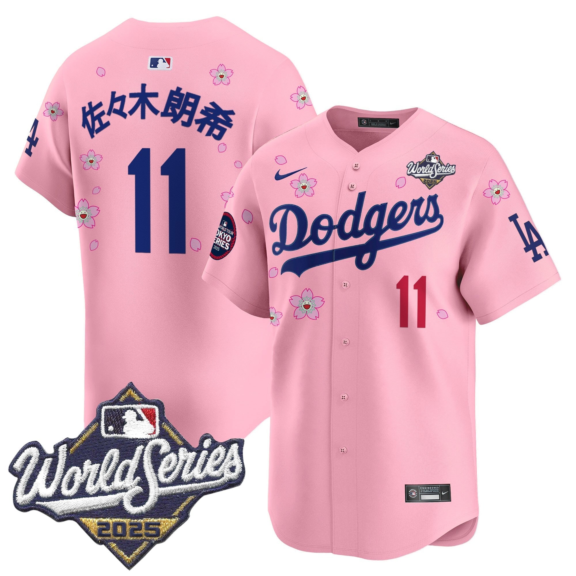 Men’s 2025 World Series x Tokyo Series Vapor Premier Limited Jersey V2 – Stitched