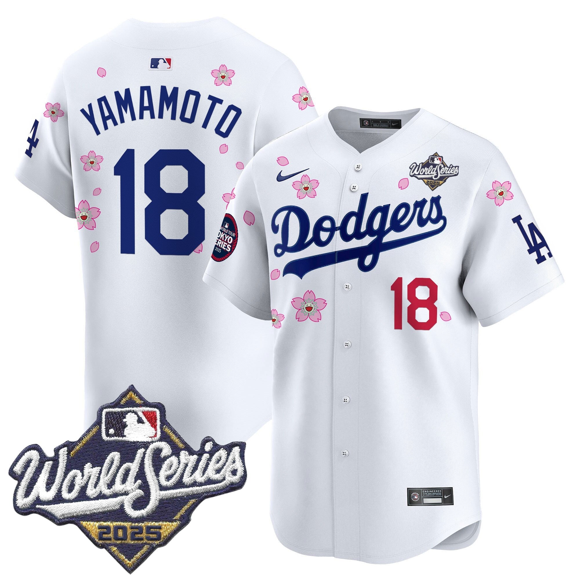 Men’s 2025 World Series x Tokyo Series Vapor Premier Limited Jersey V2 – Stitched