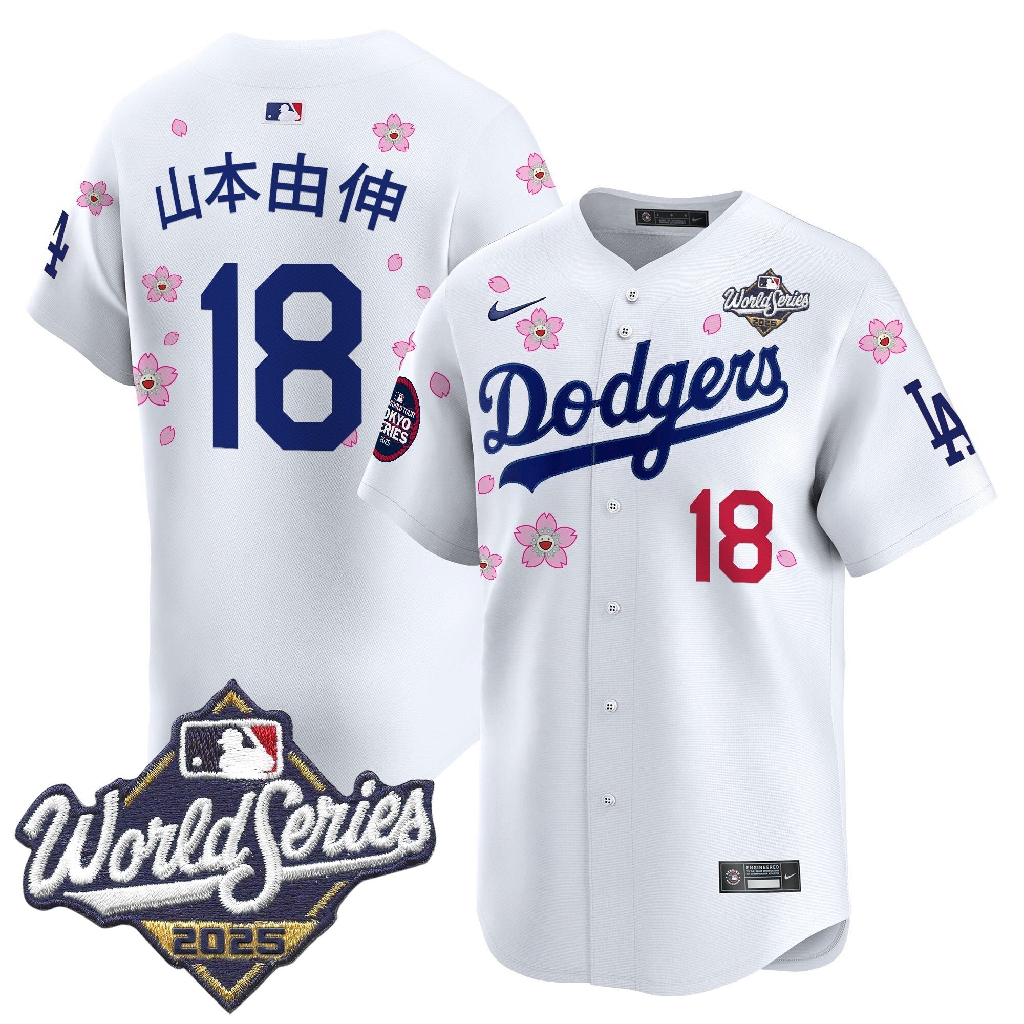 Men’s 2025 World Series x Tokyo Series Vapor Premier Limited Jersey V2 – Stitched