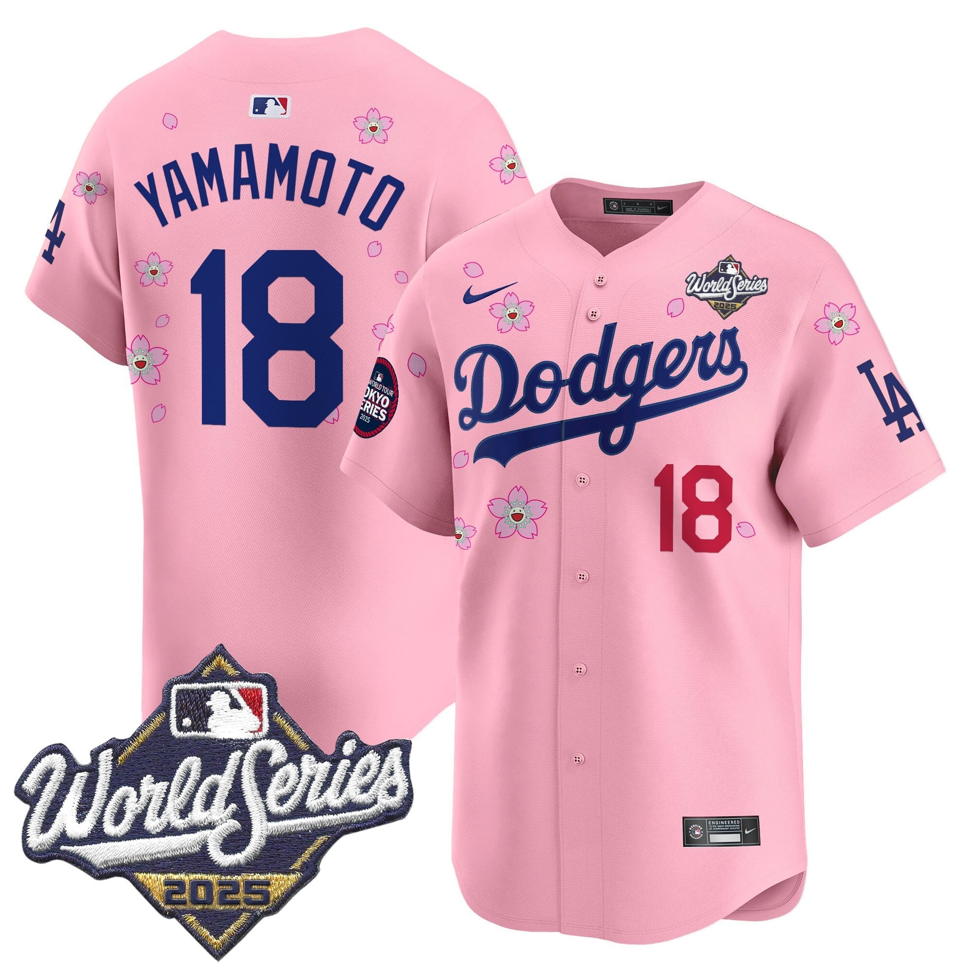 Men’s 2025 World Series x Tokyo Series Vapor Premier Limited Jersey V2 – Stitched