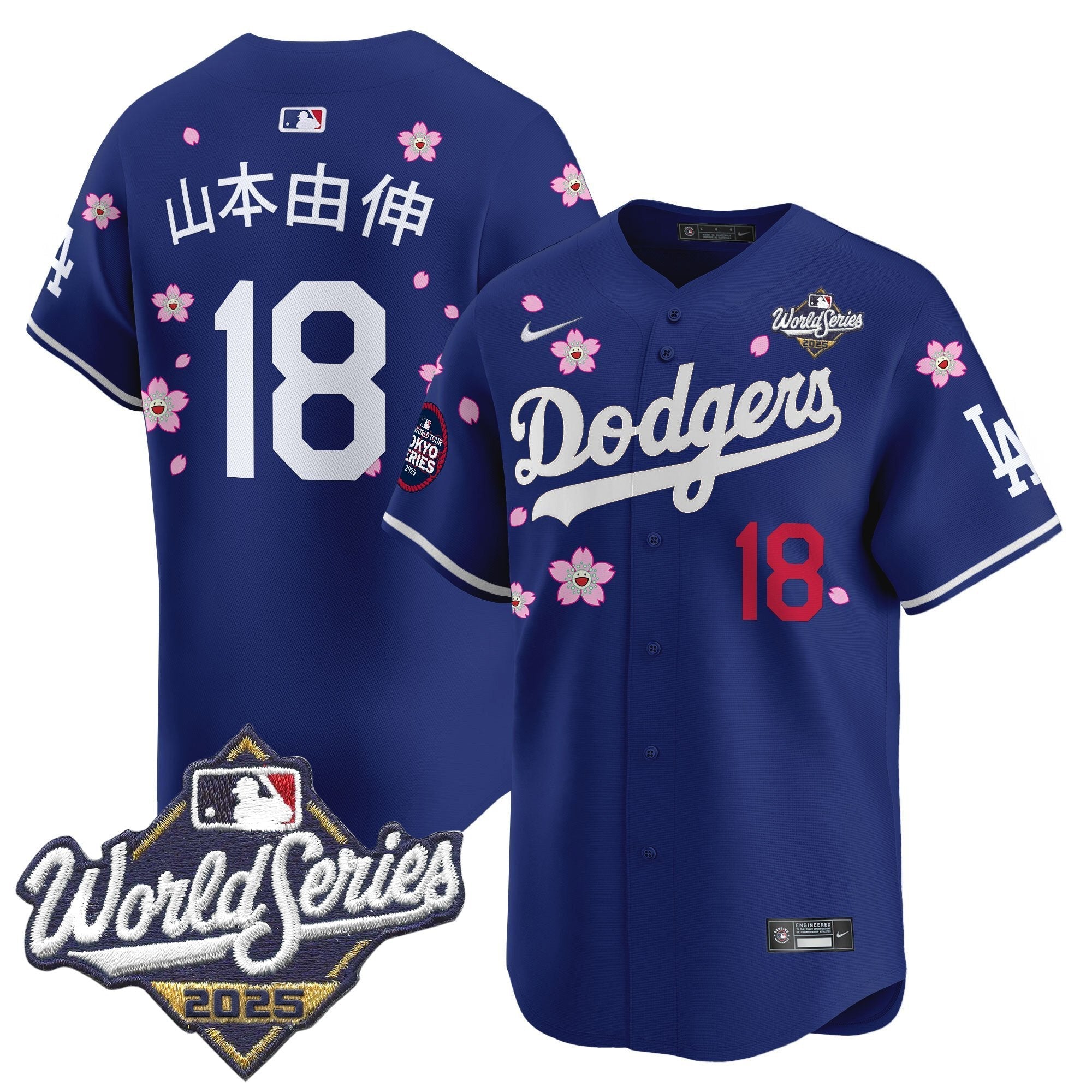 Men’s 2025 World Series x Tokyo Series Vapor Premier Limited Jersey V2 – Stitched