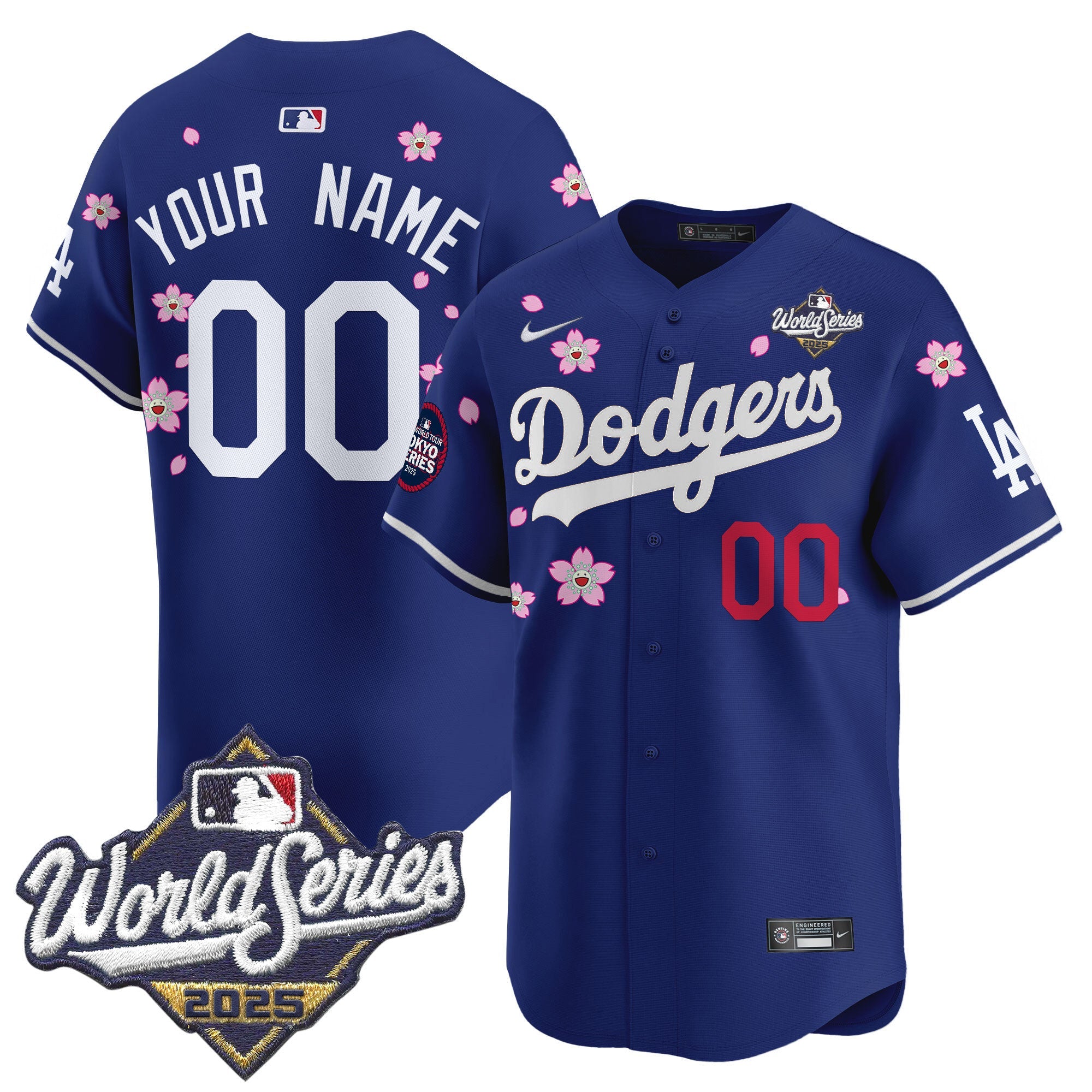 2025 World Series x Tokyo Series Vapor Premier Limited Custom Jersey V2 – Stitched