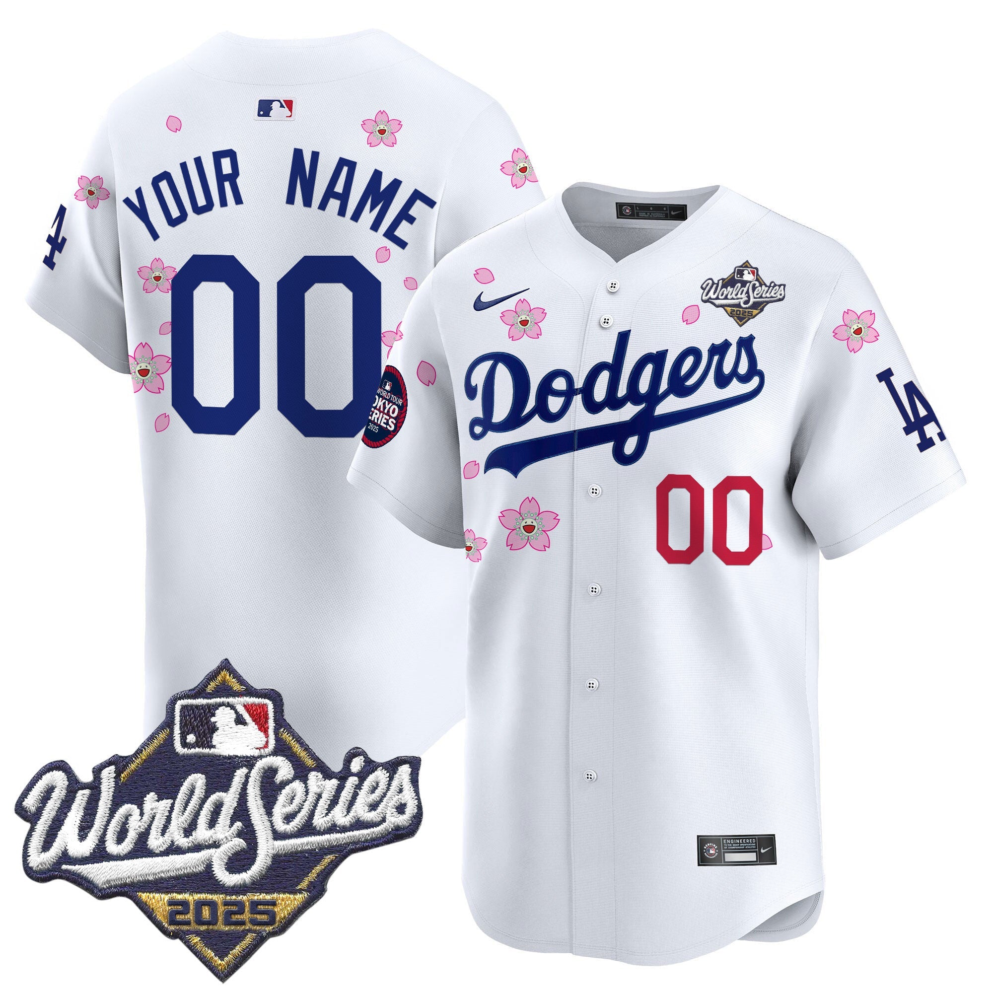 2025 World Series x Tokyo Series Vapor Premier Limited Custom Jersey V2 – Stitched