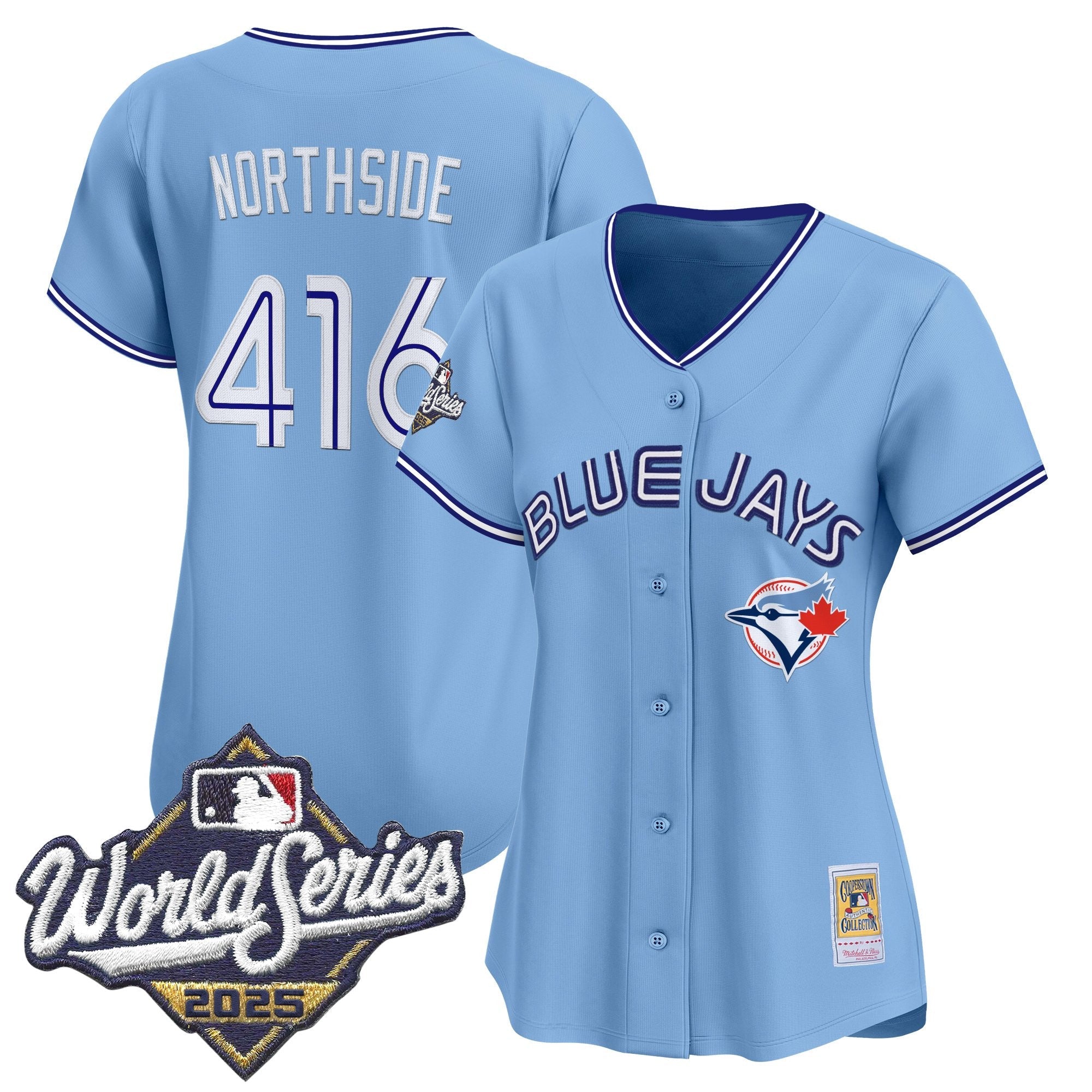 Women’s Toronto Throwback Vapor Premier Limited Jersey – 2025 World Series Patch