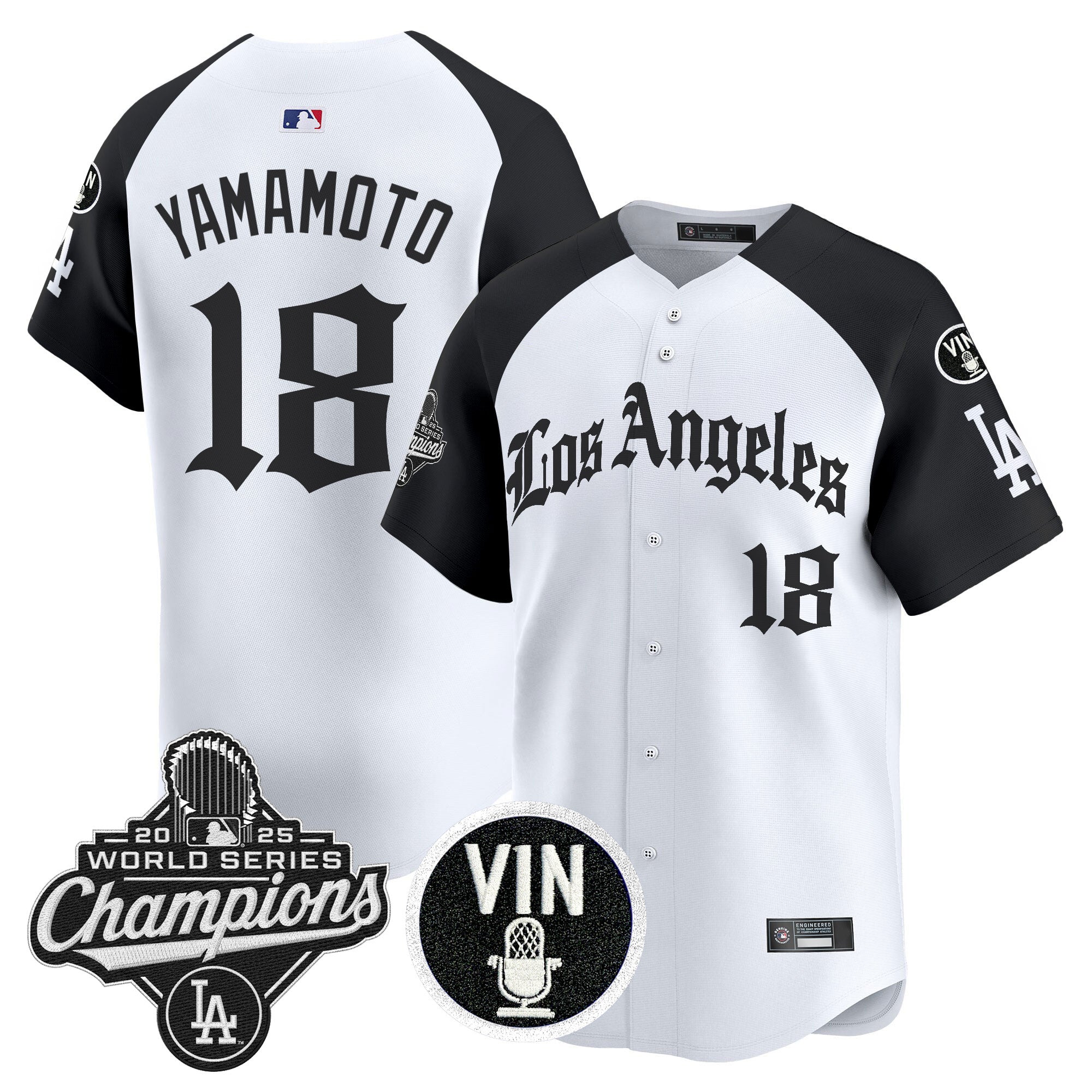 Men’s 2025 World Series Champions Vapor Premier Limited Jersey – LA Gothic Edition