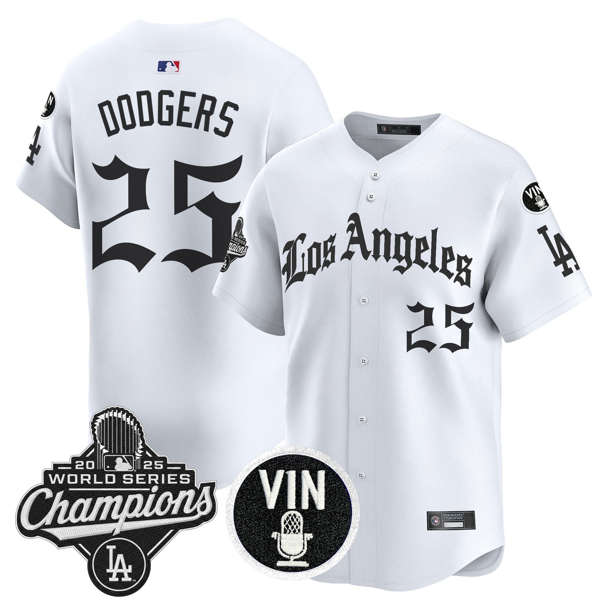 Men’s 2025 World Series Champions Vapor Premier Limited Jersey – LA Gothic Edition