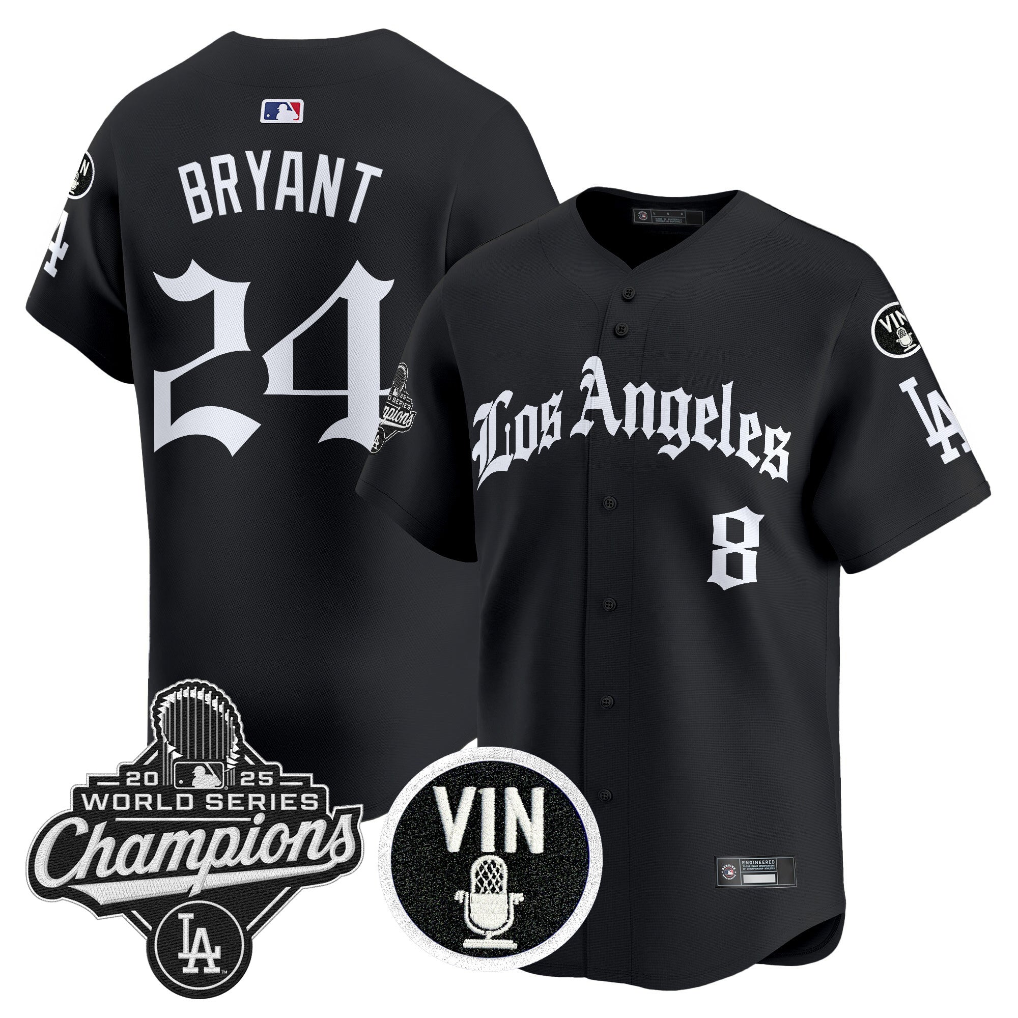 Men’s 2025 World Series Champions Vapor Premier Limited Jersey – LA Gothic Edition