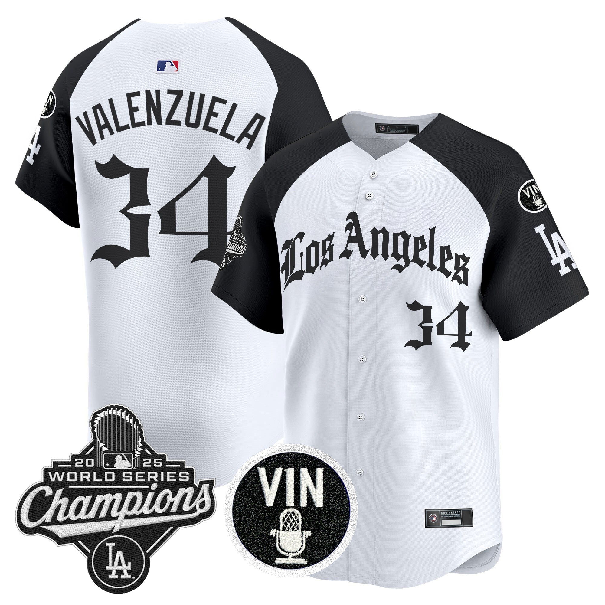 Men’s 2025 World Series Champions Vapor Premier Limited Jersey – LA Gothic Edition