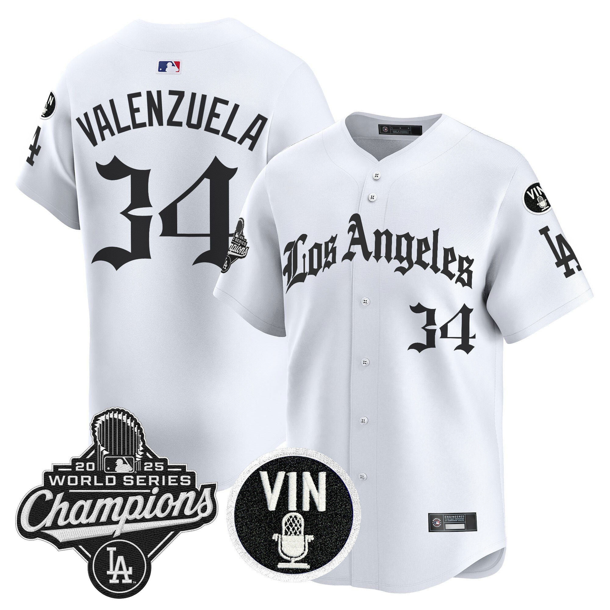 Men’s 2025 World Series Champions Vapor Premier Limited Jersey – LA Gothic Edition