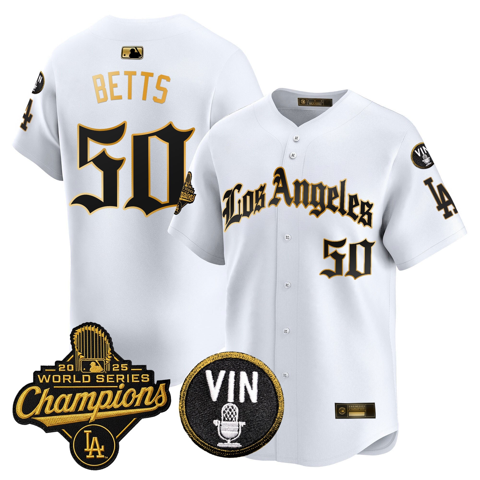 Men’s 2025 World Series Champions Vapor Premier Limited Jersey – LA Gothic Edition