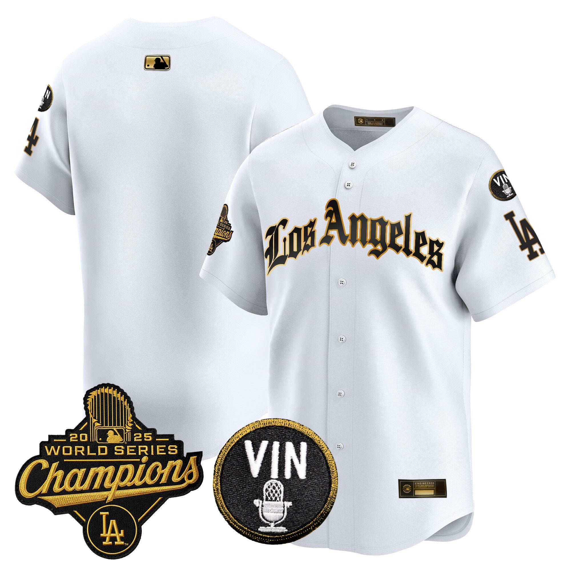 Men’s 2025 World Series Champions Vapor Premier Limited Jersey – LA Gothic Edition
