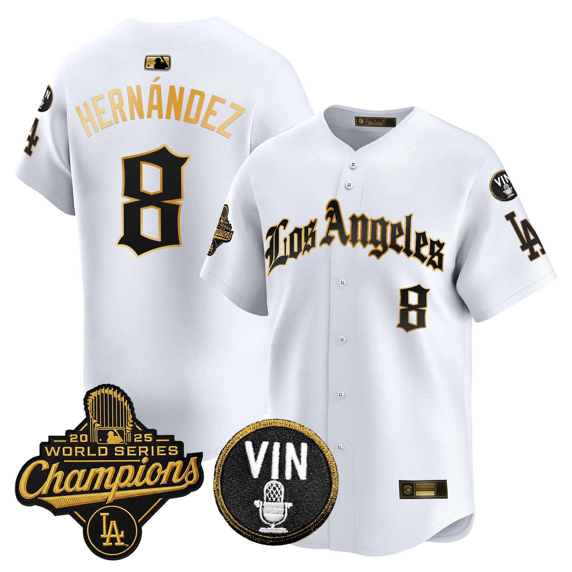 Men’s 2025 World Series Champions Vapor Premier Limited Jersey – LA Gothic Edition