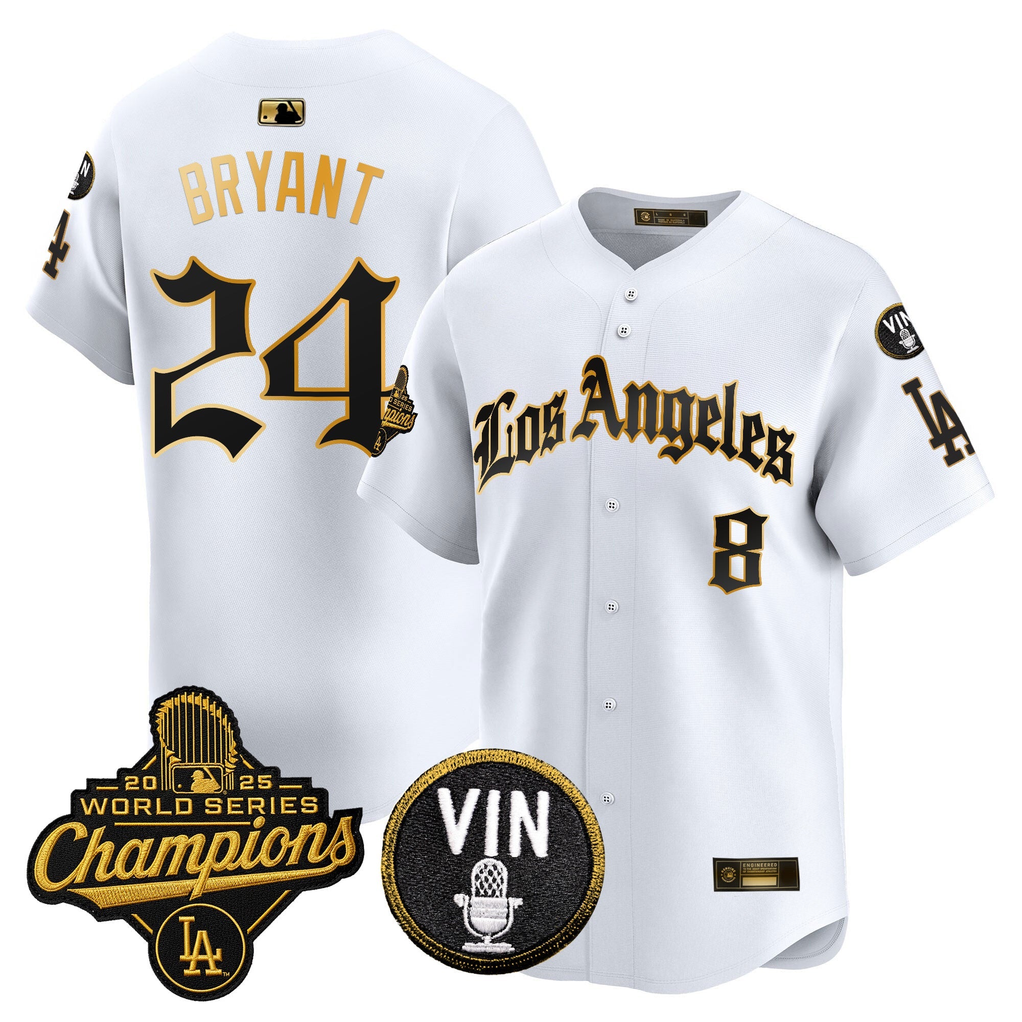 Men’s 2025 World Series Champions Vapor Premier Limited Jersey – LA Gothic Edition