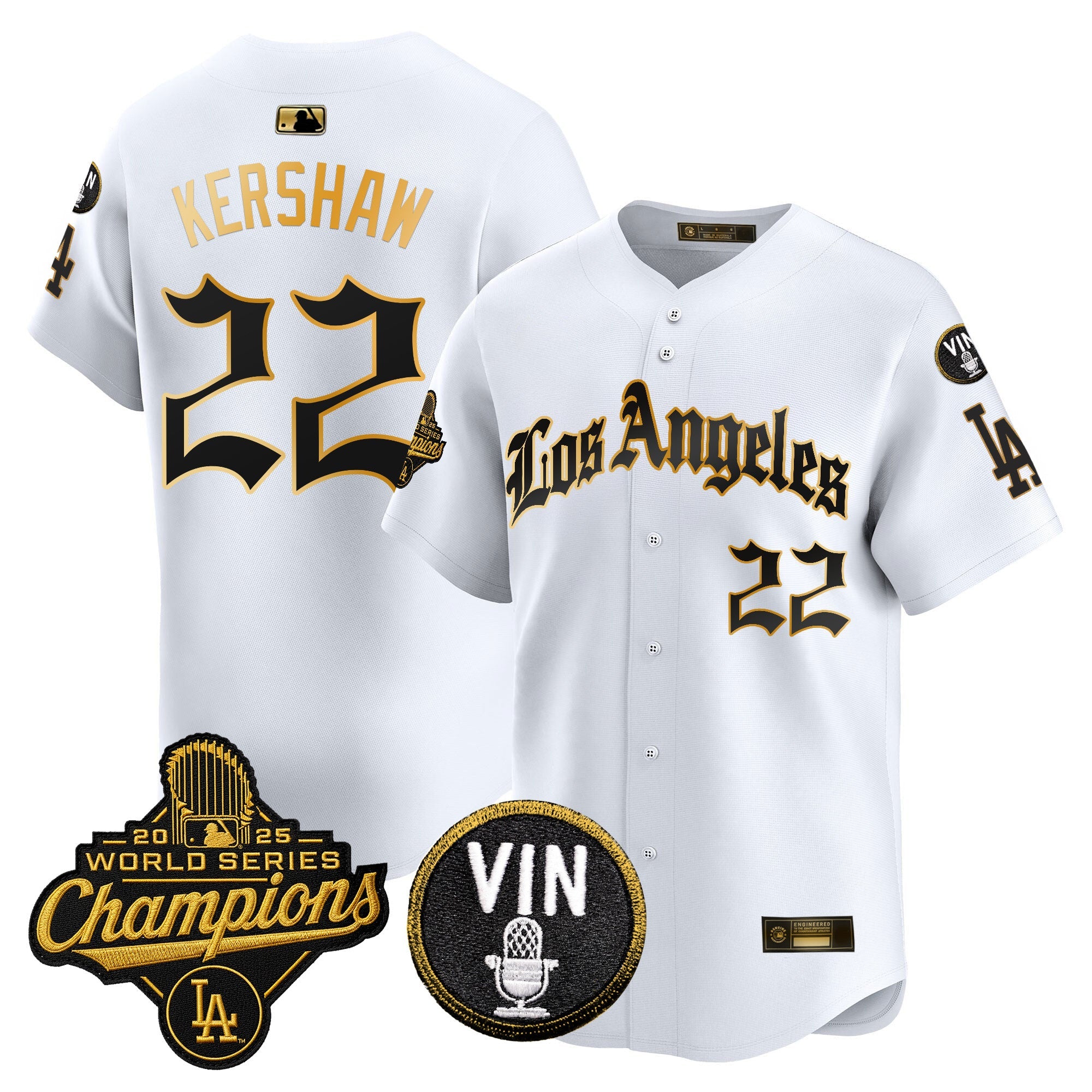 Men’s 2025 World Series Champions Vapor Premier Limited Jersey – LA Gothic Edition