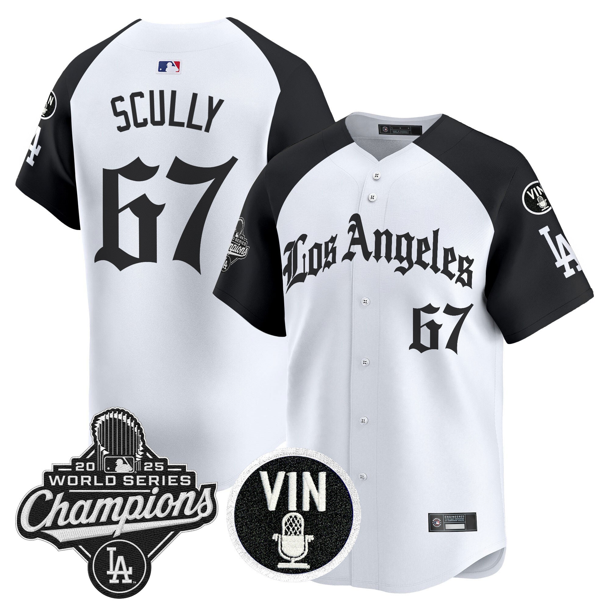 Men’s 2025 World Series Champions Vapor Premier Limited Jersey – LA Gothic Edition