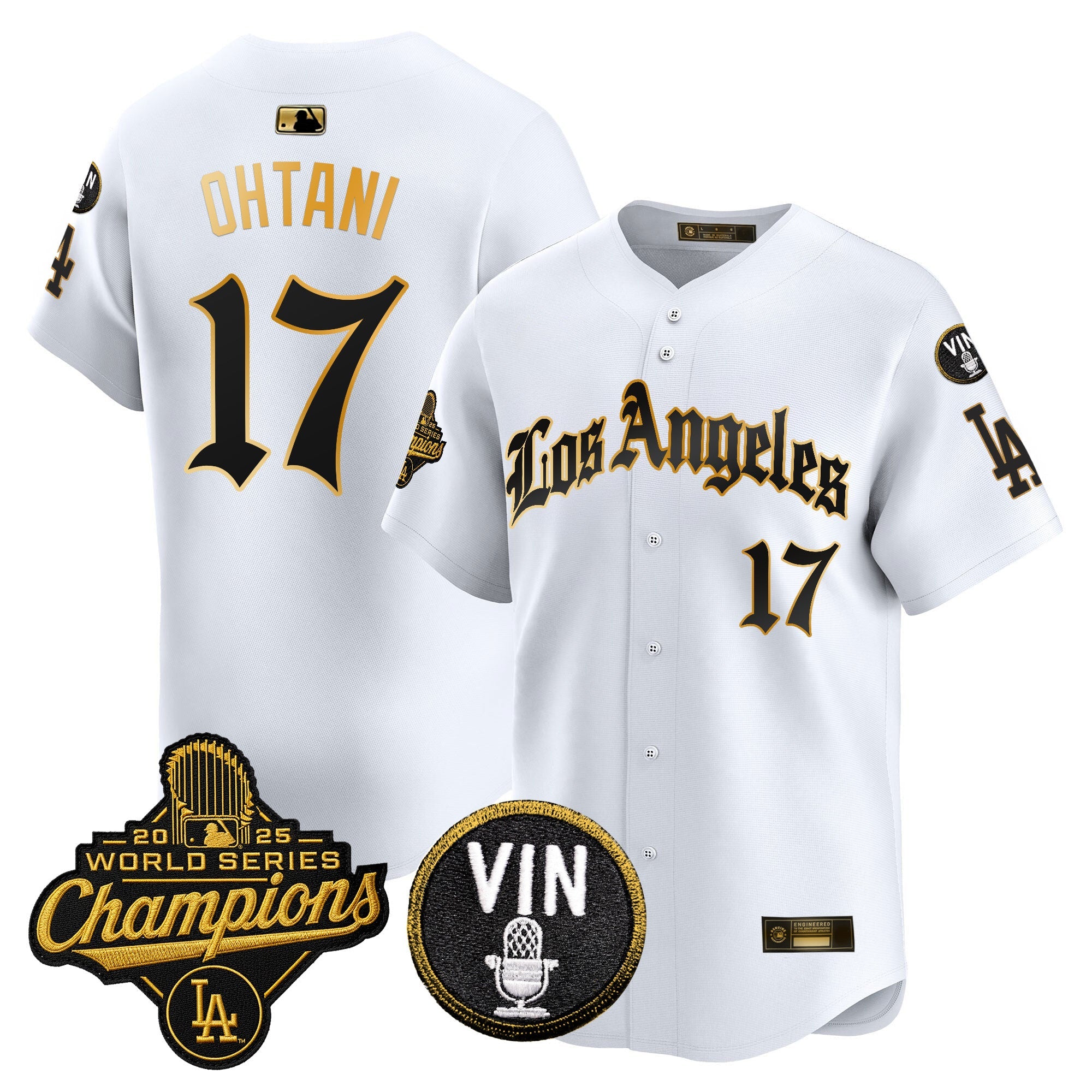Men’s 2025 World Series Champions Vapor Premier Limited Jersey – LA Gothic Edition