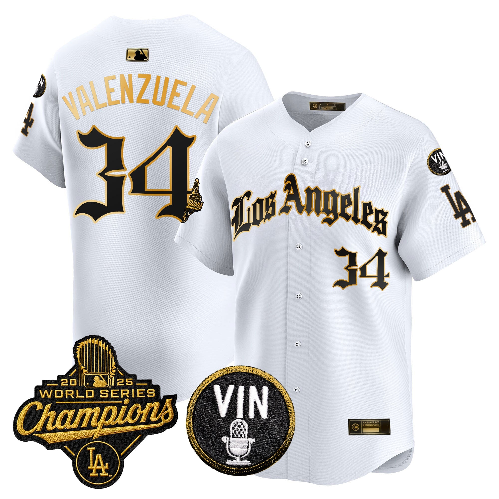 Men’s 2025 World Series Champions Vapor Premier Limited Jersey – LA Gothic Edition